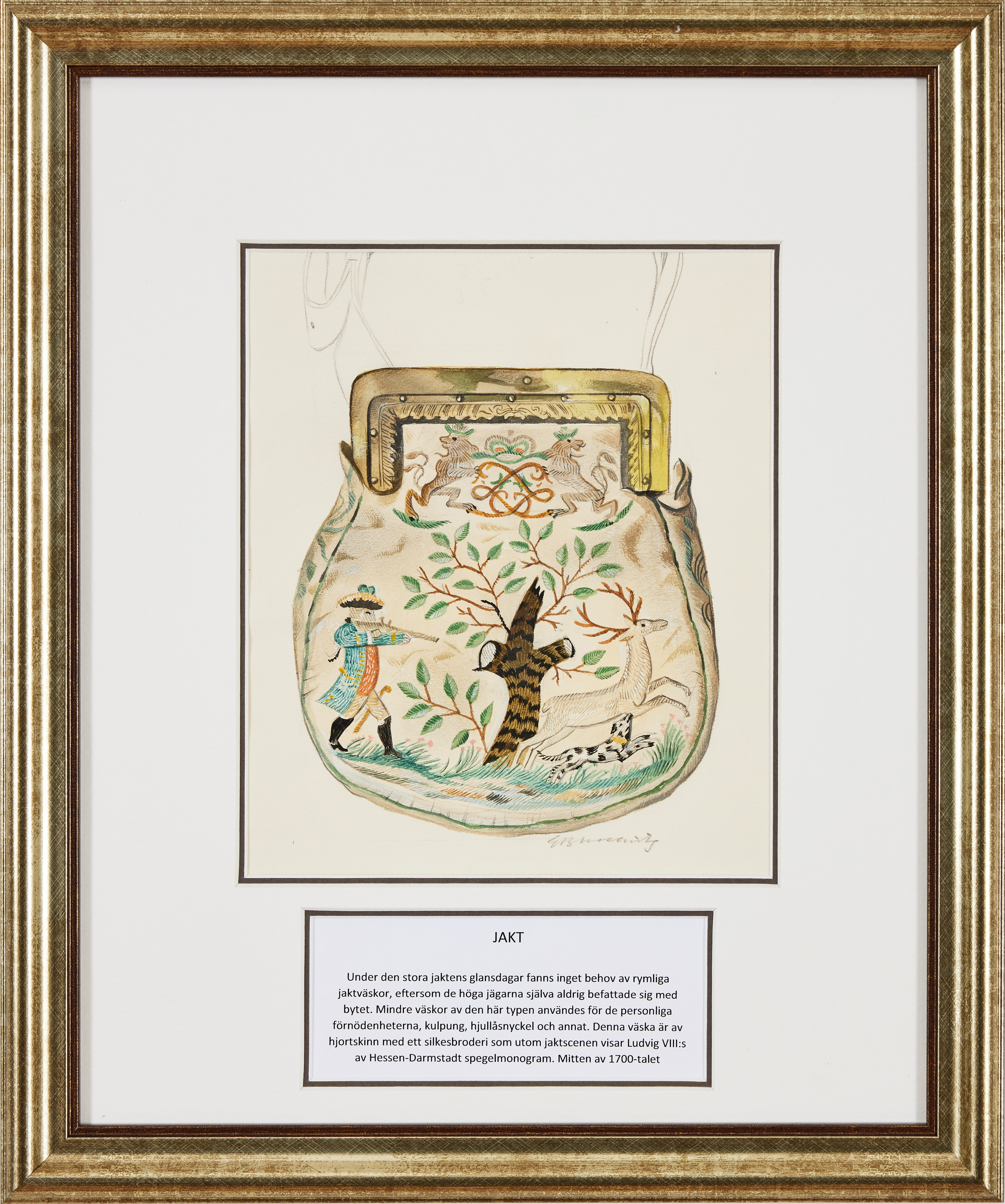 GUNNAR BRUSEWITZ. "Ludvig VIII:s jaktväska" ur "Jakt".