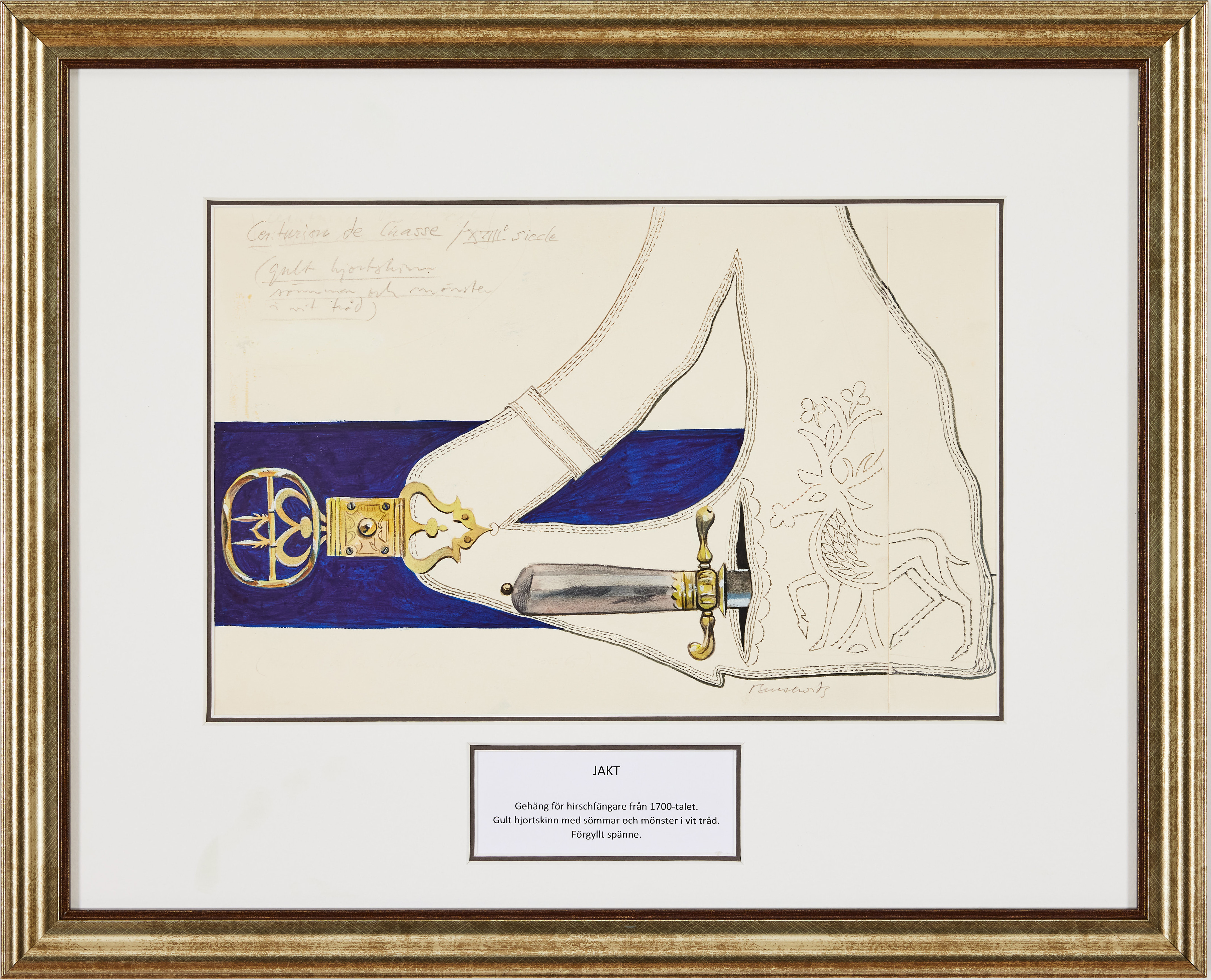 GUNNAR BRUSEWITZ. "Centurion de Chasse" ur "Jakt" av Gunnar Brusewitz.