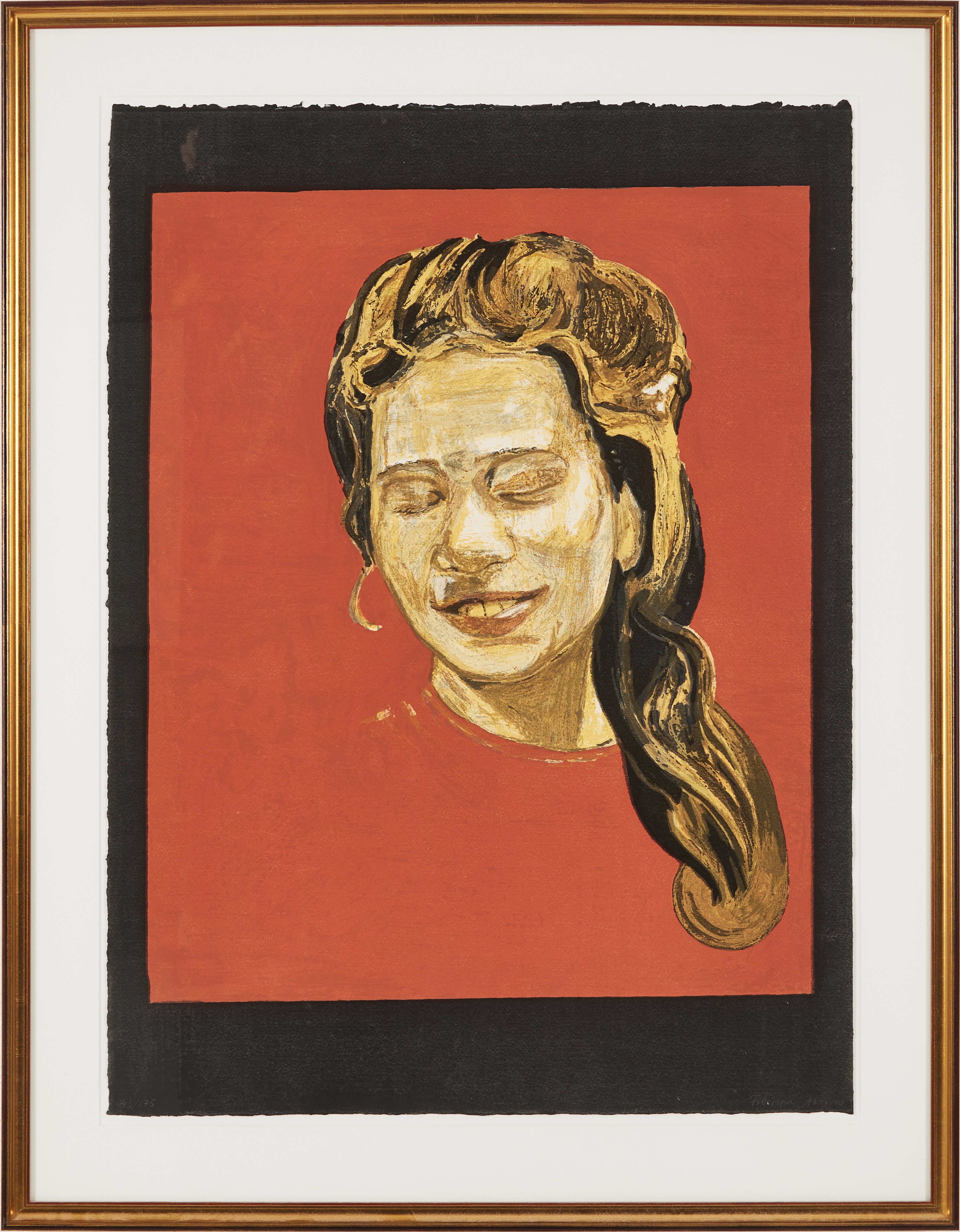 FILIPPA ARRIAS (Sverige, född 1971): Augenblick, serigrafi, signerad och numrerad 43/175.