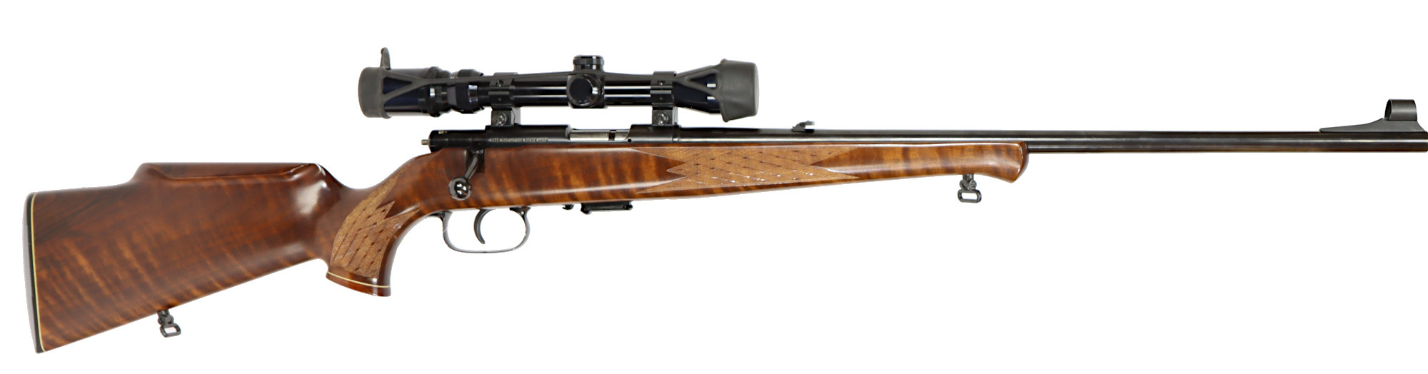 KULGEVÄR, tyskt, Enkelskott, fabrikat Anschütz, modell 1700, kaliber .22WMR, tillv.nr 1347055.