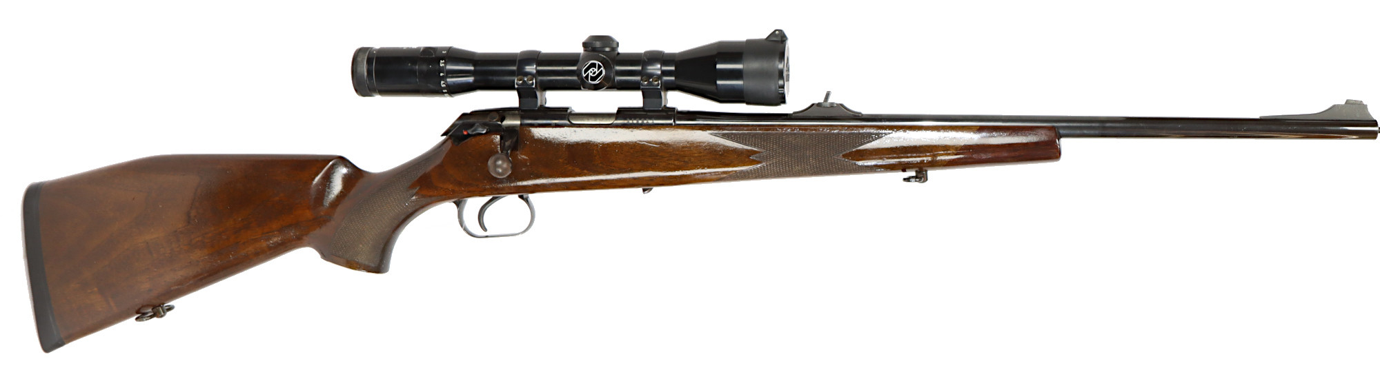 KULGEVÄR, fabrikat Mauser, modell 201, kaliber .22WMR, tillv.nr 119921, se-nr Begagnad.