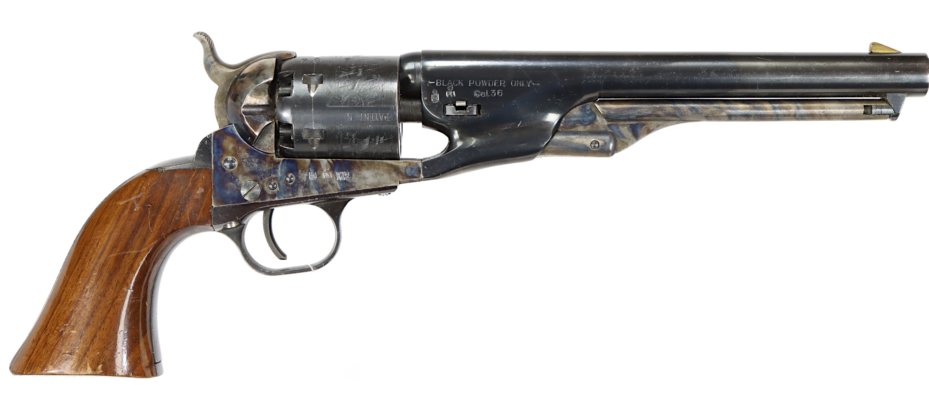 SLAGLÅSREVOLVER, fabrikat Western Arms, modell 1851 Navy, kaliber .36 Svartkrut, tillv.nr 39280, se-nr SE2255168.