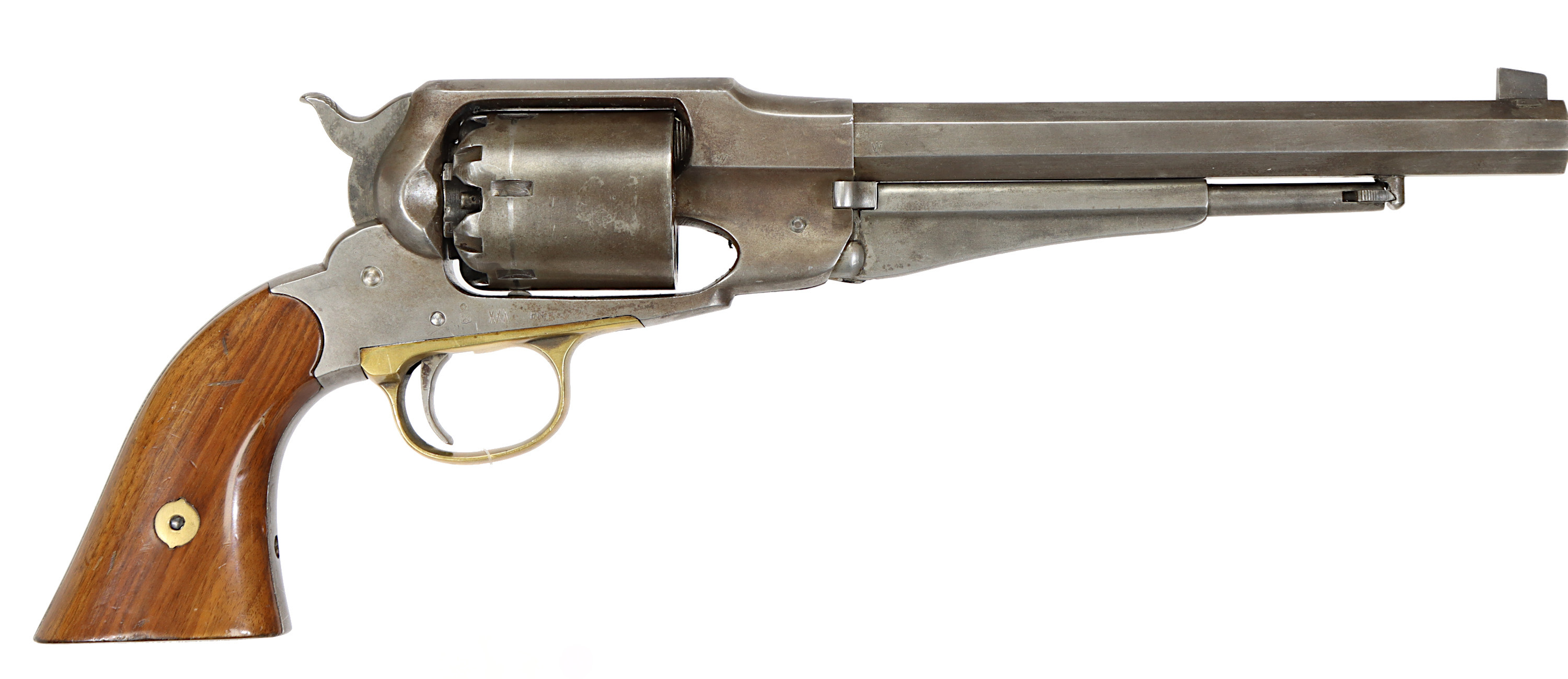 SLAGLÅSREVOLVER, fabrikat Uberti, modell 1858 Army, kaliber .44 Svartkrut, tillv.nr 42818.