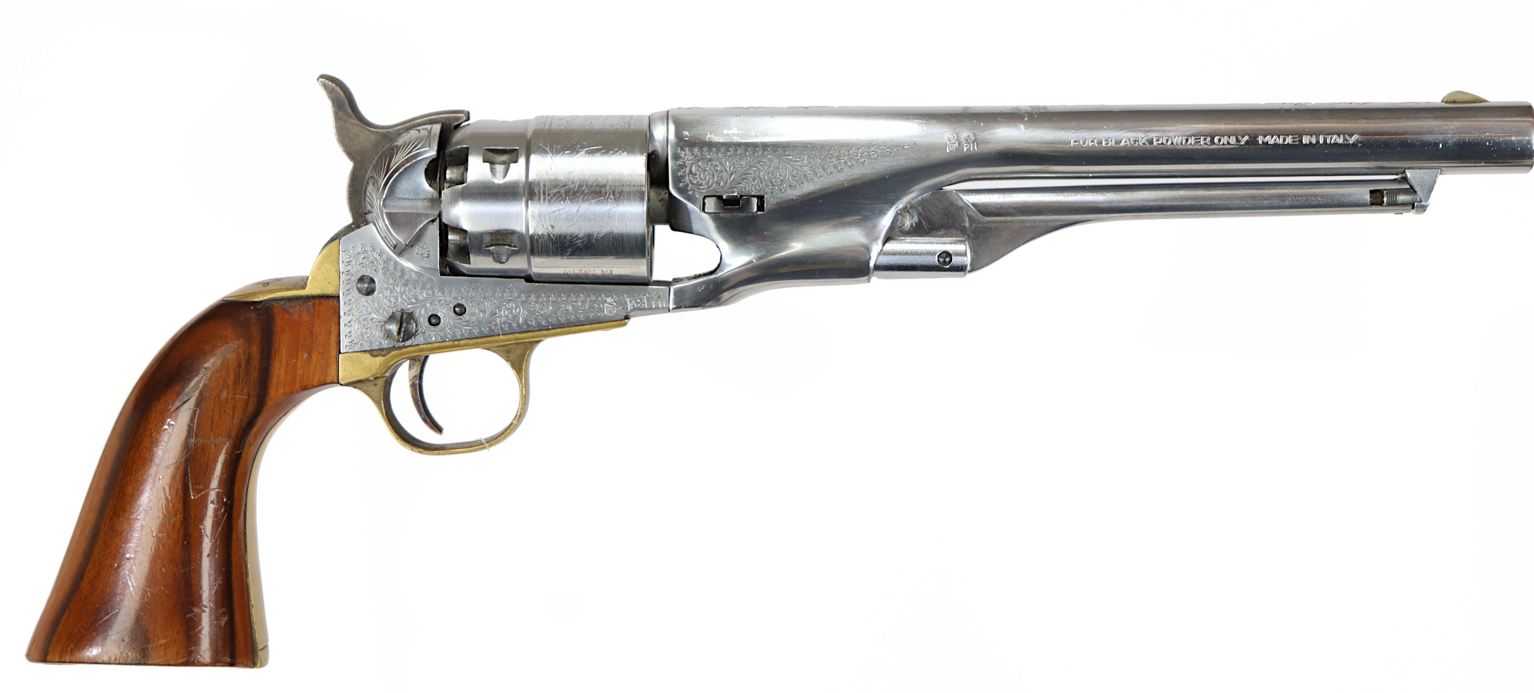 SLAGLÅSREVOLVER, fabrikat Armi San Paolo, modell 1860 Army, kaliber .44 Svartkrut, tillv.nr 42457, se-nr SE0863232.
