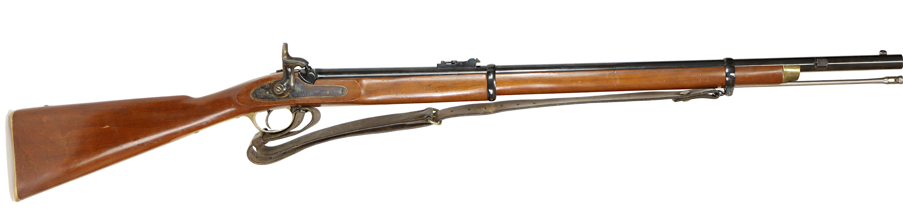 SLAGLÅSGEVÄR, fabrikat Parker-Hale, modell 1858 Enfield, kaliber .577, tillv.nr 5968, se-nr SE0215614.