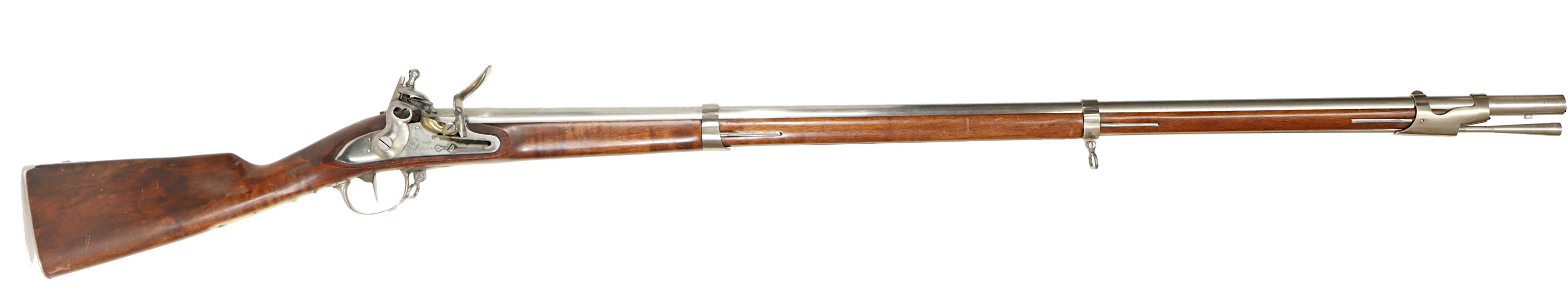 FLINTLÅSGEVÄR, fabrikat Pedersoli, modell 1777, kaliber 17mm, tillv.nr ET02002, se-nr SE0143058.