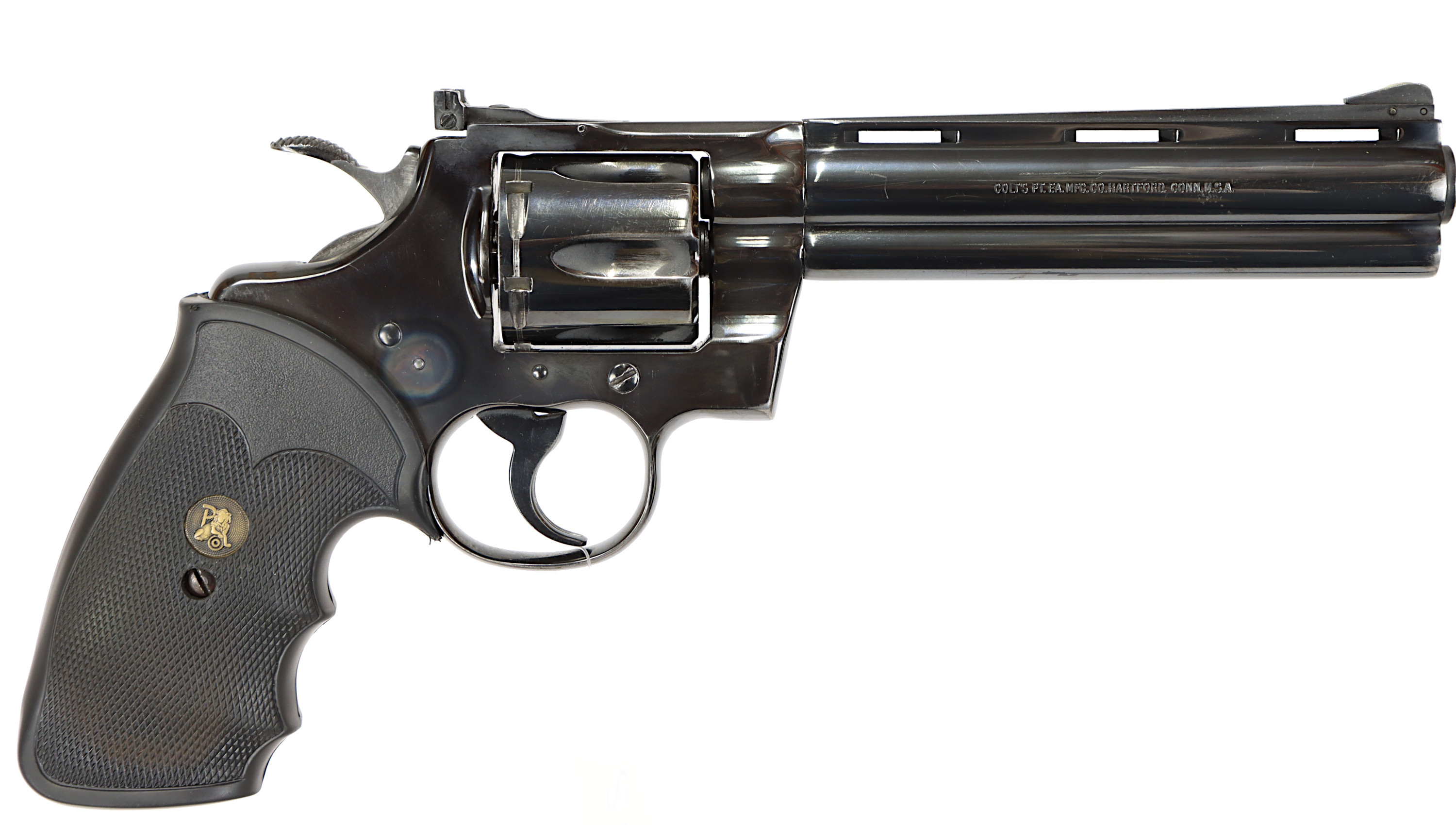 REVOLVER, fabrikat Colt, modell Pyton, kaliber .357 Magnum, tillv.nr 31985E, se-nr SE1490863.