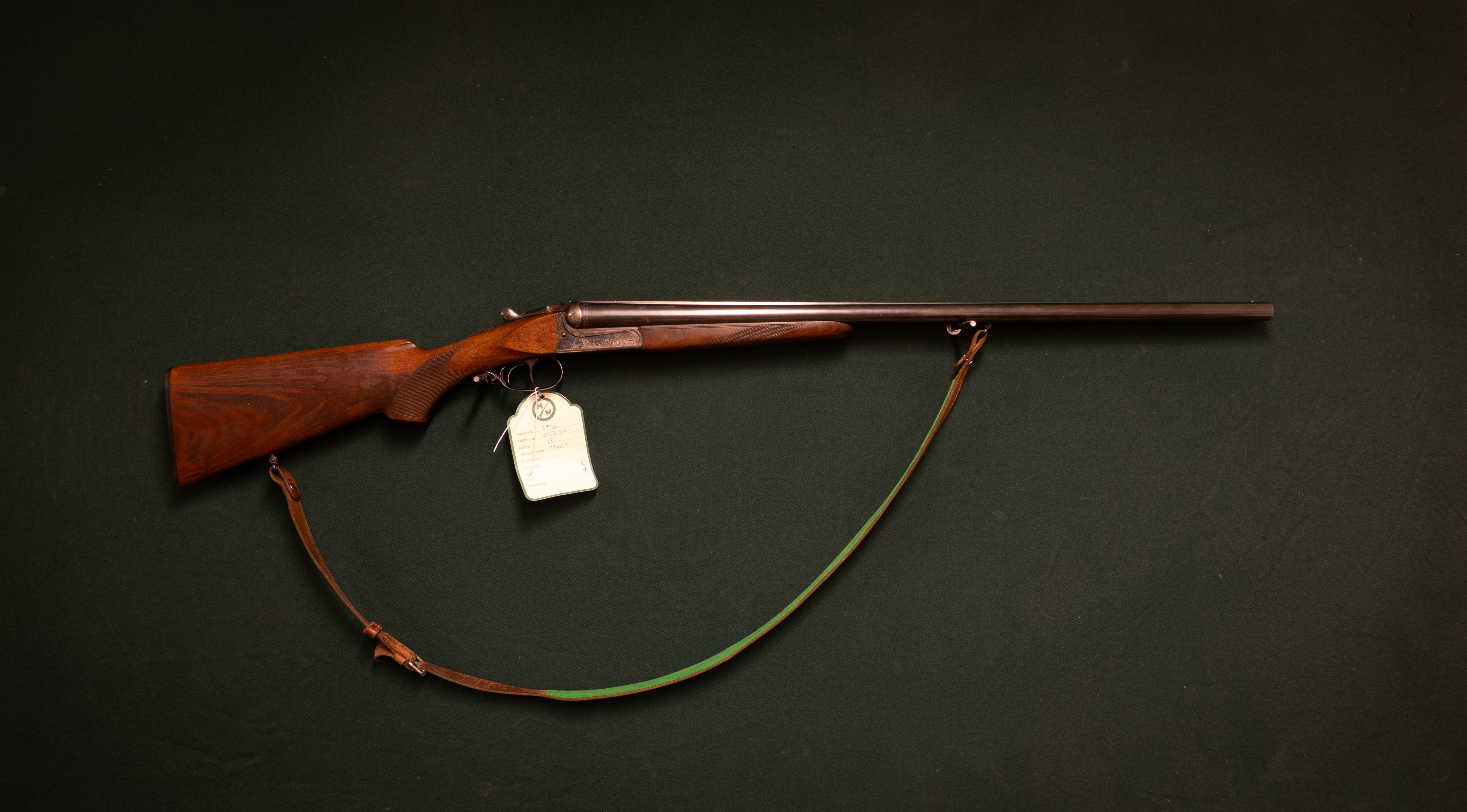 Sauer m/8 kal. 12 Tillv.nr. 496194.