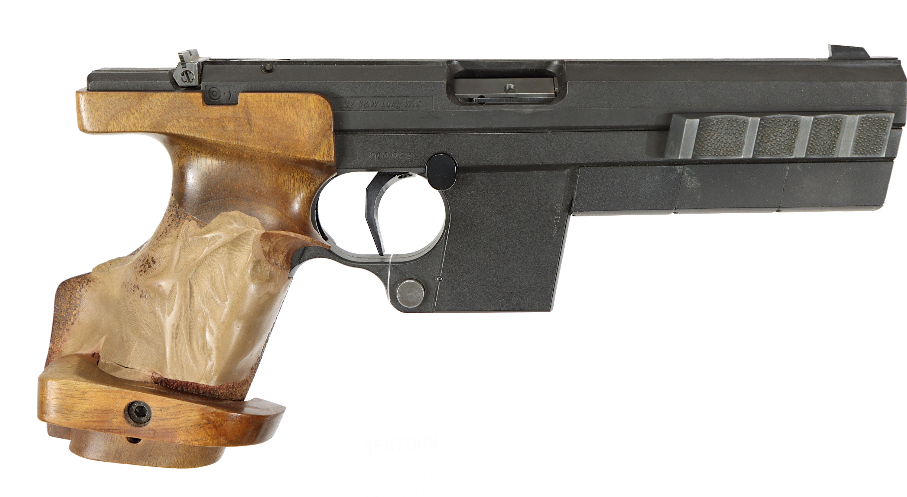 PISTOL MED VÄXELSATS, fabrikat Hämmerli, modell 280, kaliber .32 S&W WC, tillv.nr 100923, se-nr SE0143474.