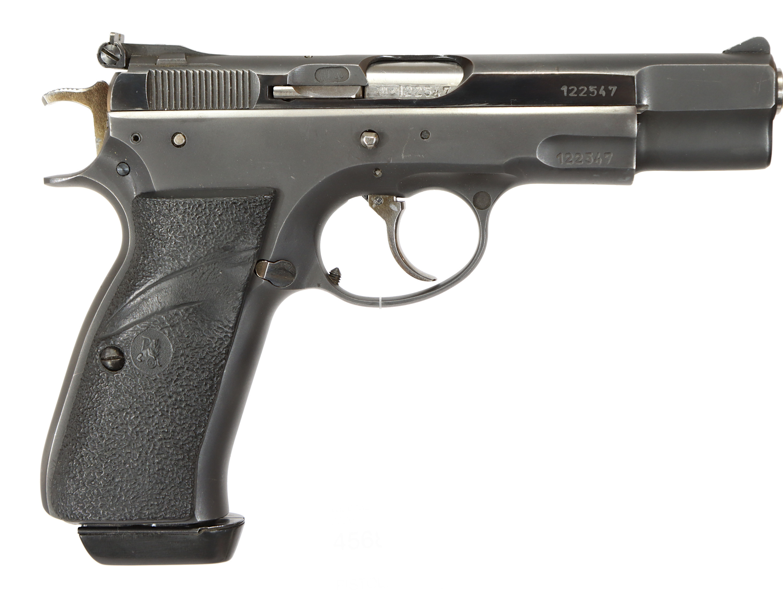 PISTOL, fabrikat CZ, modell 75, kaliber 9x19, tillv.nr 122547, se-nr SE0143467.