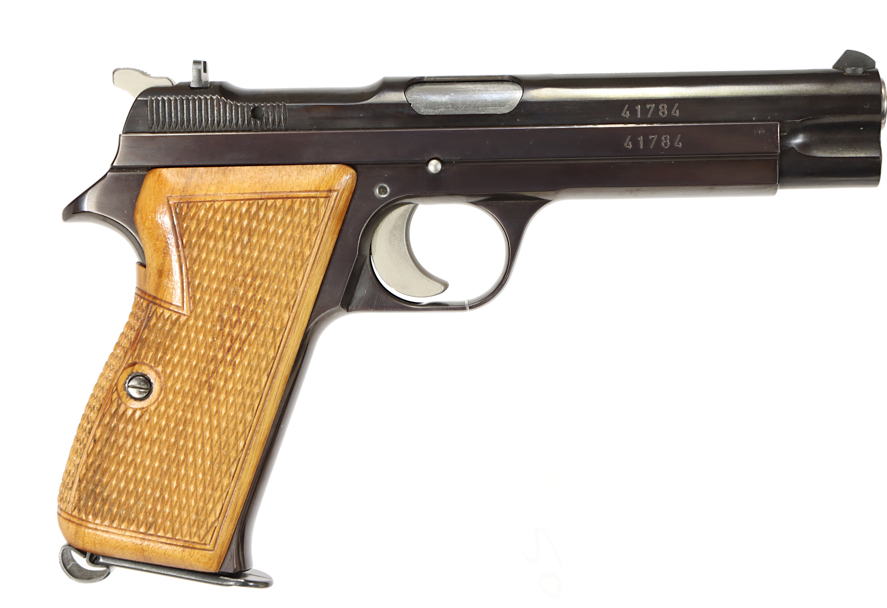 PISTOL, fabrikat SIG, modell P210, kaliber .22lr, tillv.nr 41784, se-nr SE0143462.