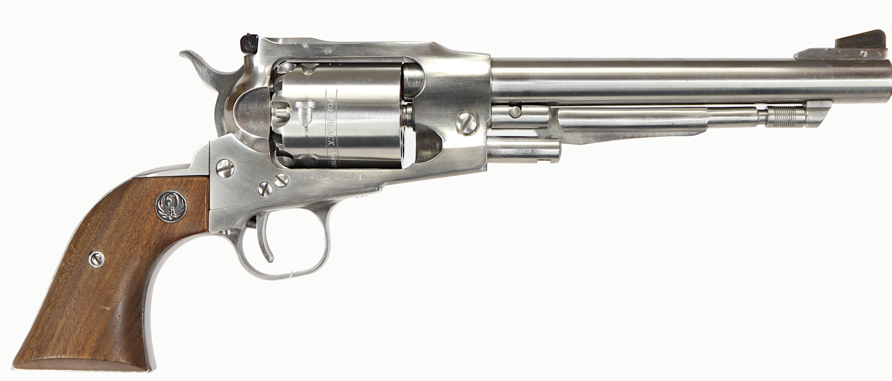 REVOLVER, Single Action, fabrikat Ruger, modell Old Army, kaliber .44 Svartkrut, tillv.nr 145-64201, se-nr SE0143463.