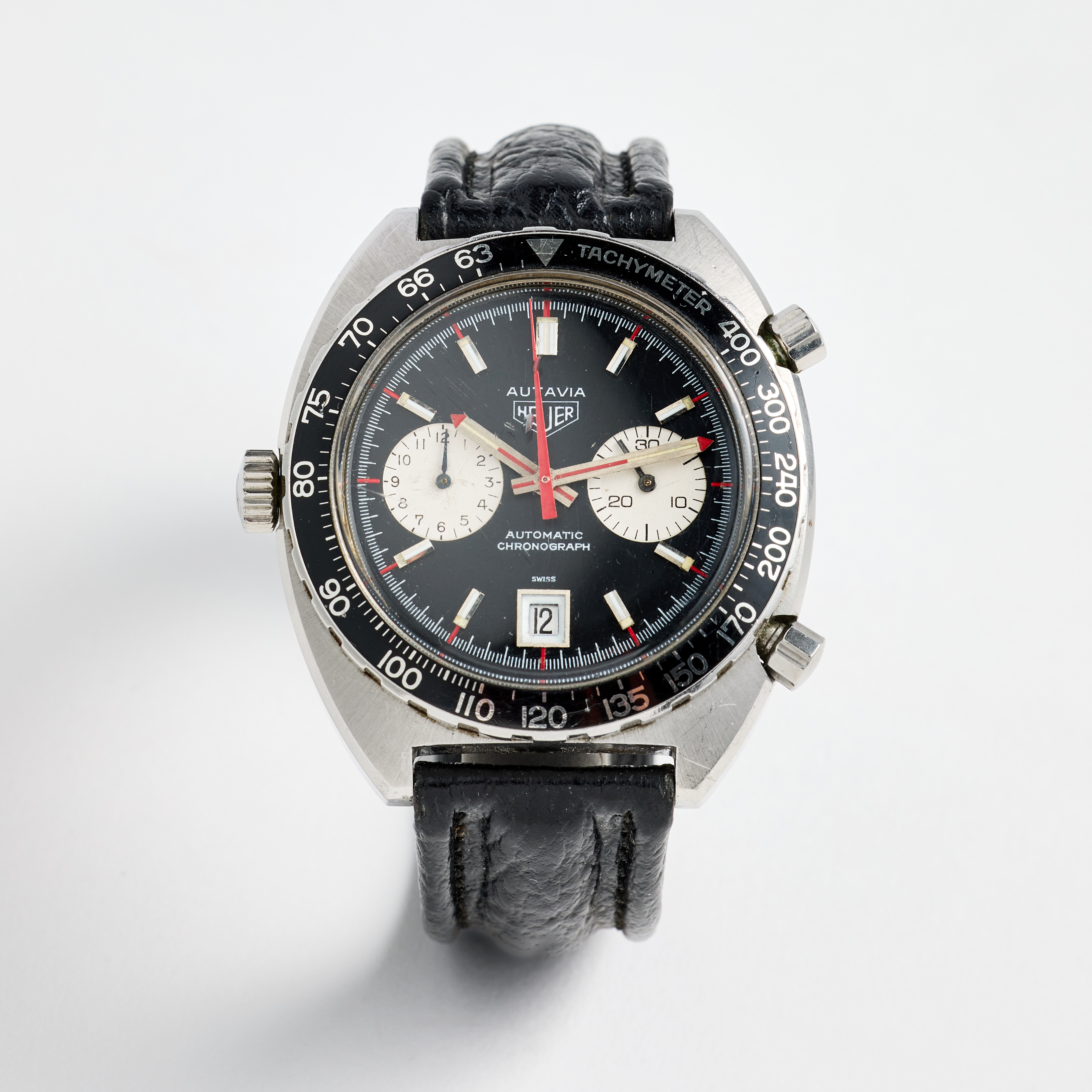 HEUER, Autavia, kronograf, armbandsur, 42 mm, stål, ca 1970.