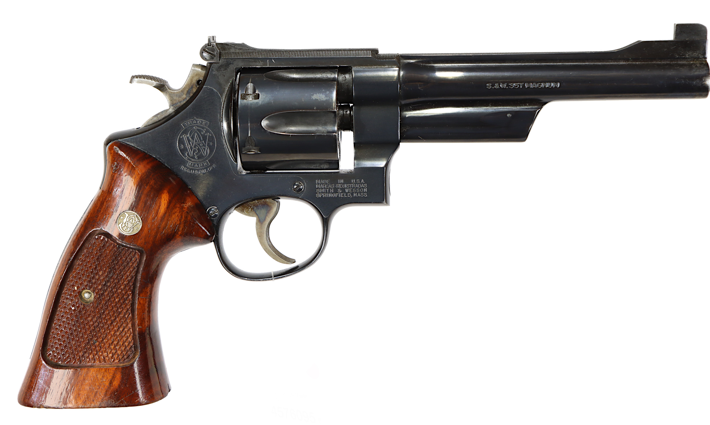 REVOLVER, fabrikat Smith & Wesson, modell 27-3, kaliber .357 Magnum, tillv.nr AJN 9151.