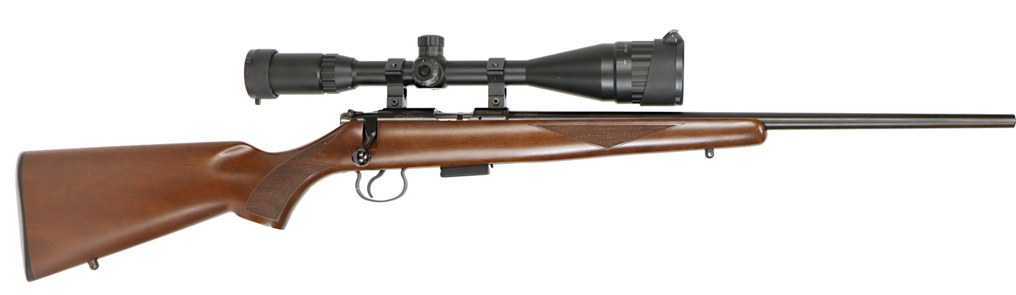 KULGEVÄR MED EXTRA PIPA, fabrikat CZ, modell 455 American, kaliber .22lr & .22WMR, tillv.nr A957242, se-nr SE2322239.