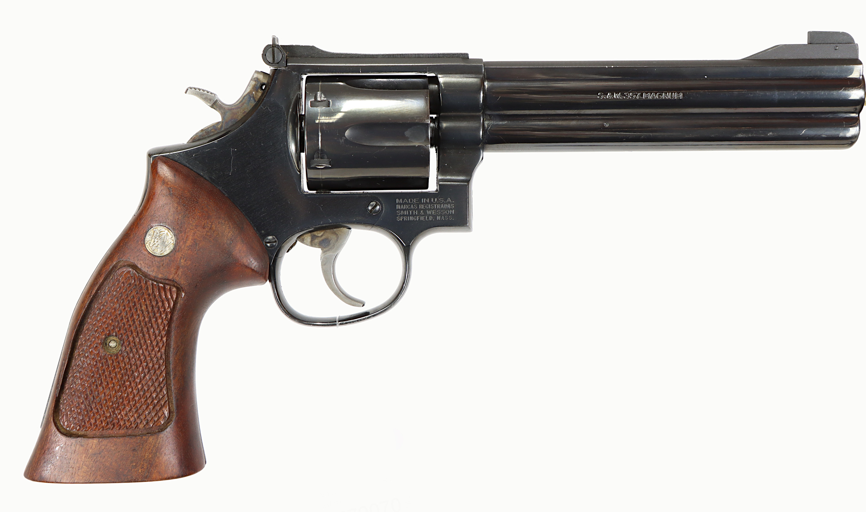 REVOLVER, fabrikat Smith & Wesson, modell 586, kaliber .357 Magnum, tillv.nr ADN5623, se-nr SE0216019.