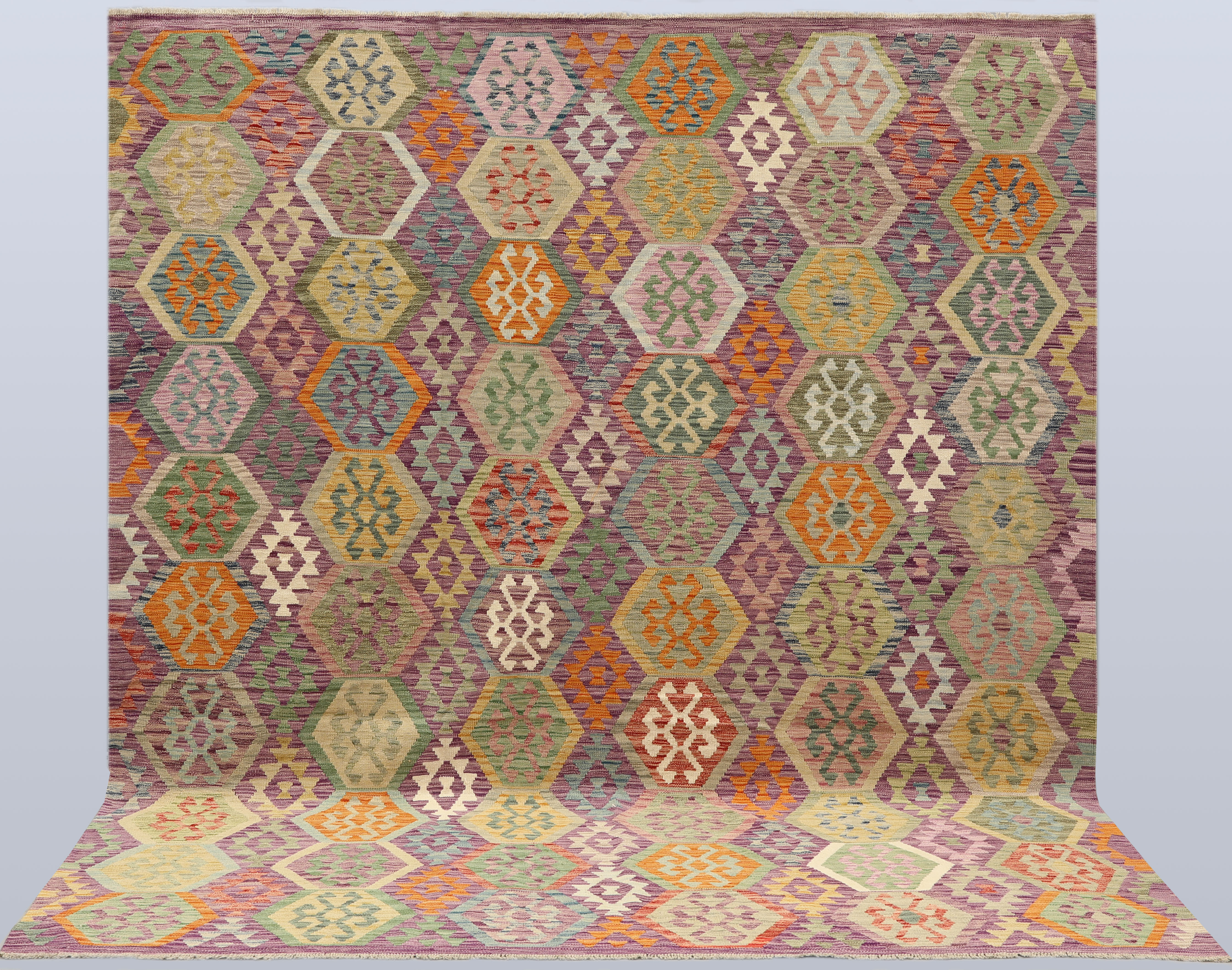 SALONGSMATTA Kelim, 293x252 cm.