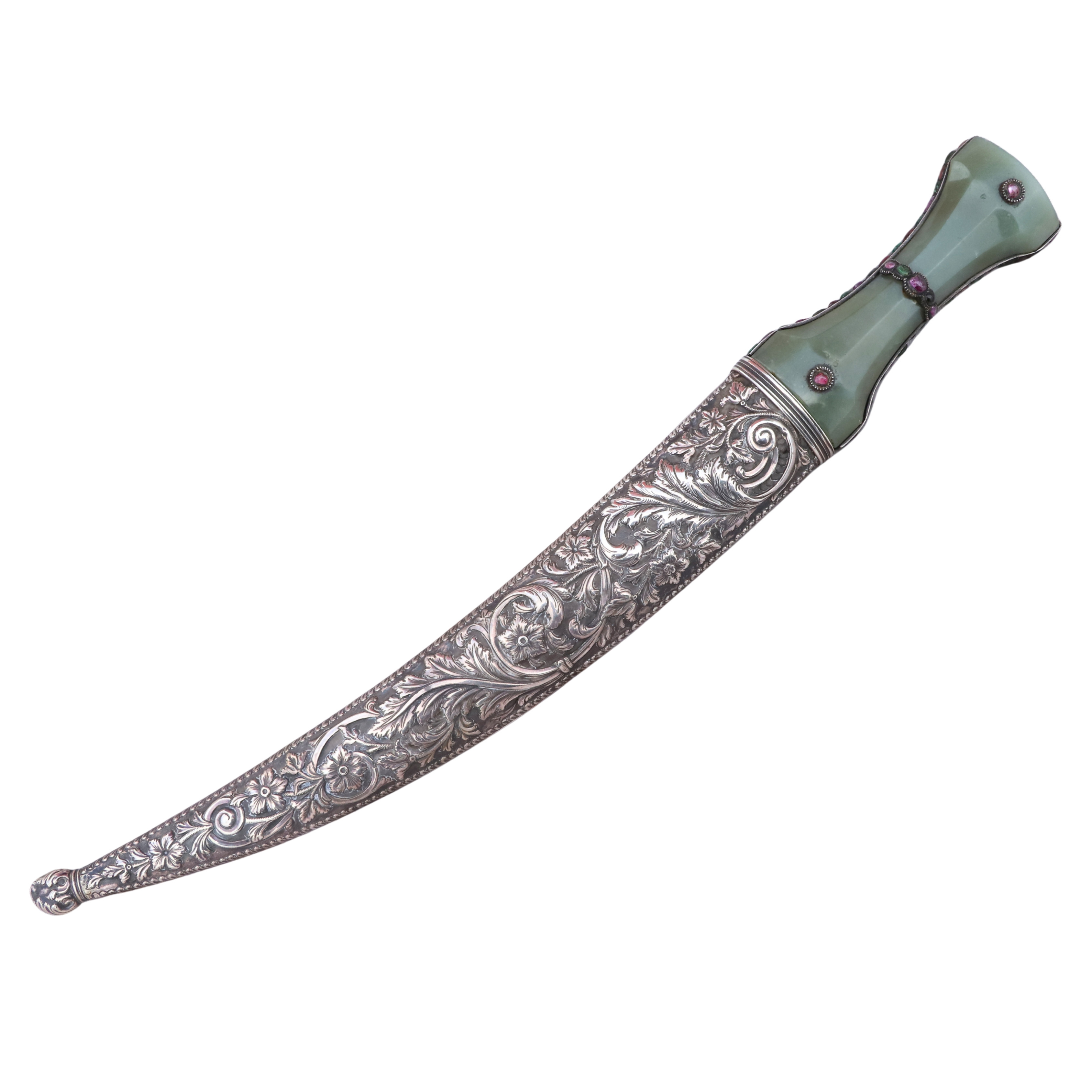 Images for 4587572. A 19TH CENTURY JADE HILTED JEWELL ENCRUSTED OTTOMAN ...