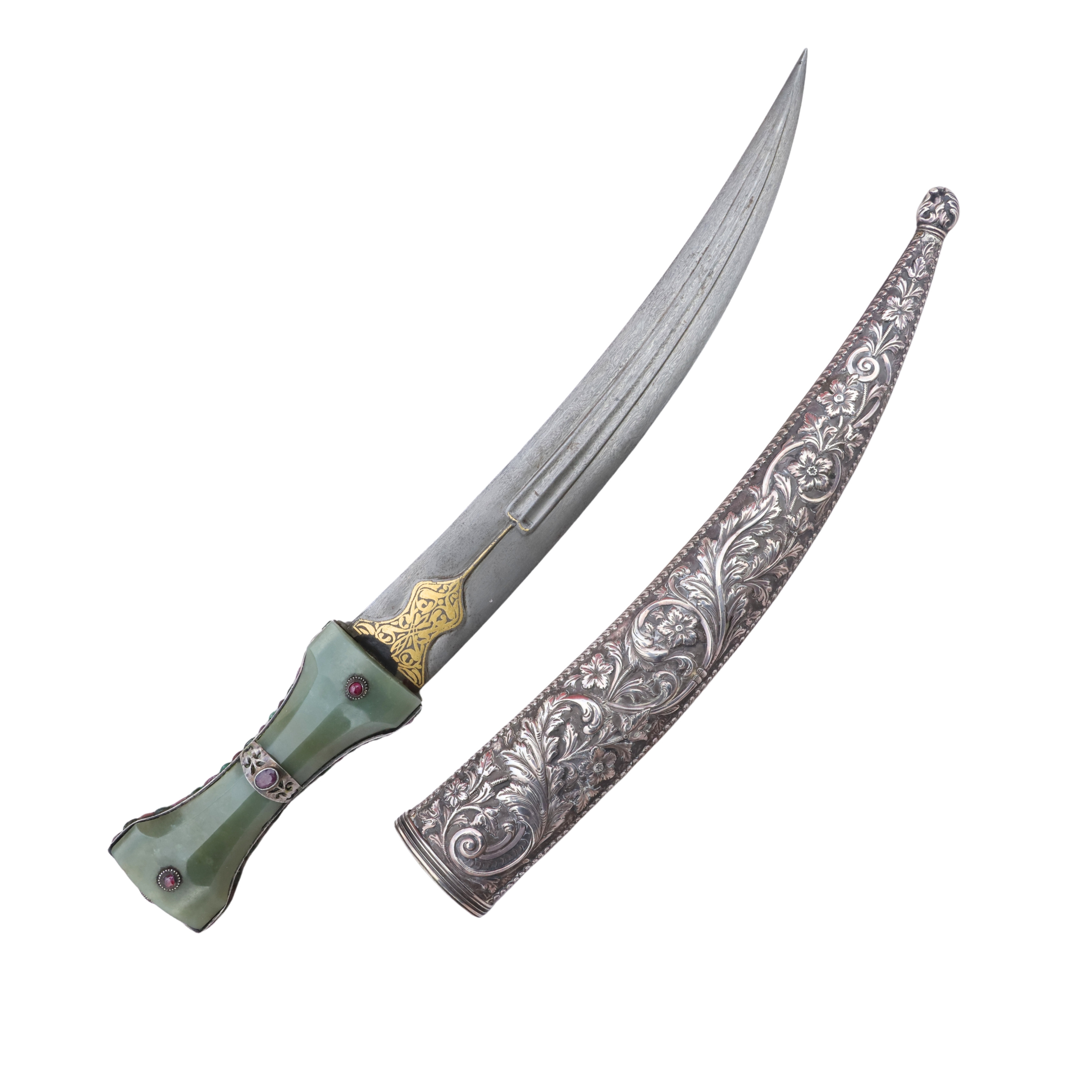 Images for 4587572. A 19TH CENTURY JADE HILTED JEWELL ENCRUSTED OTTOMAN ...