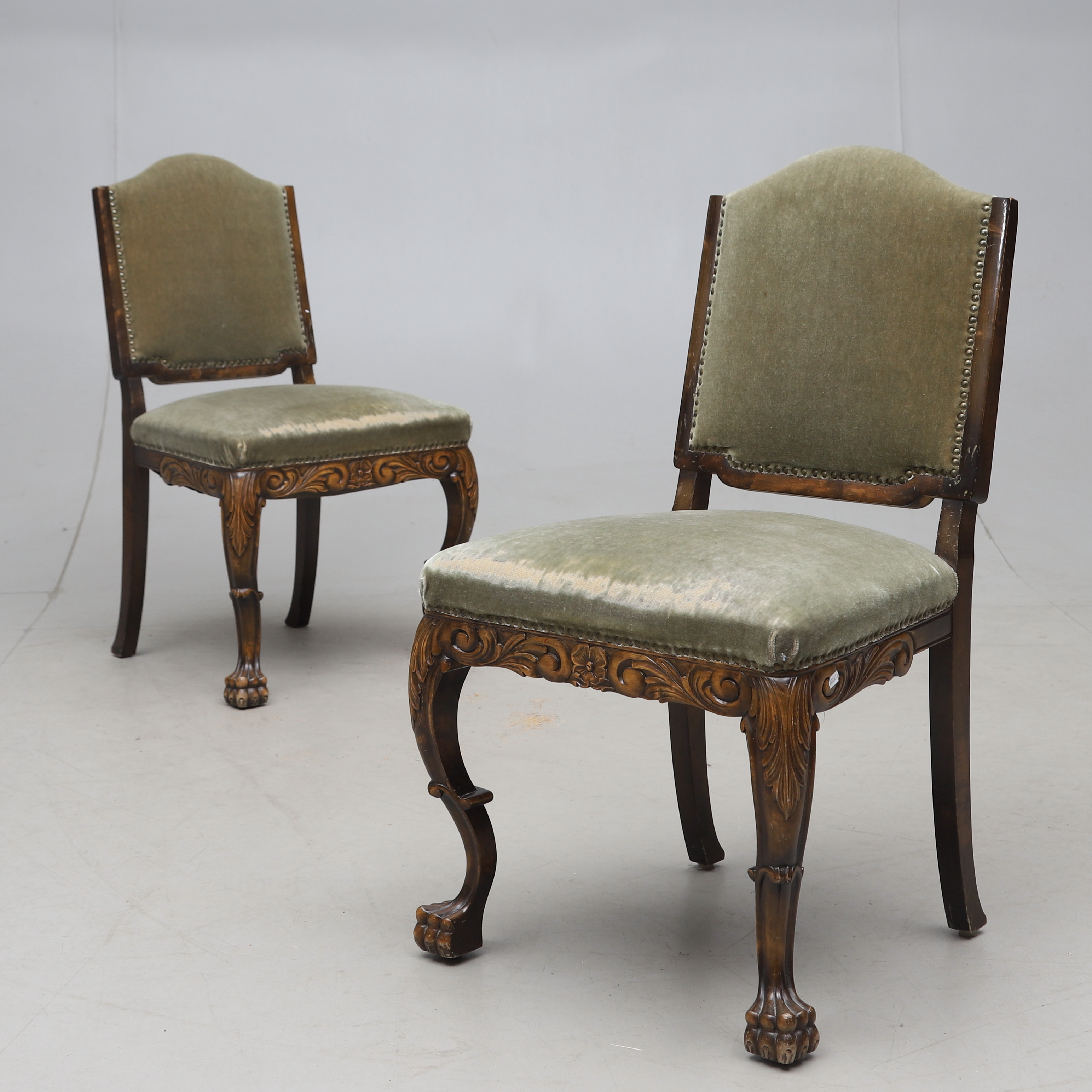 STOLAR, 2 st, nybarock, 1900-talets första hälft.