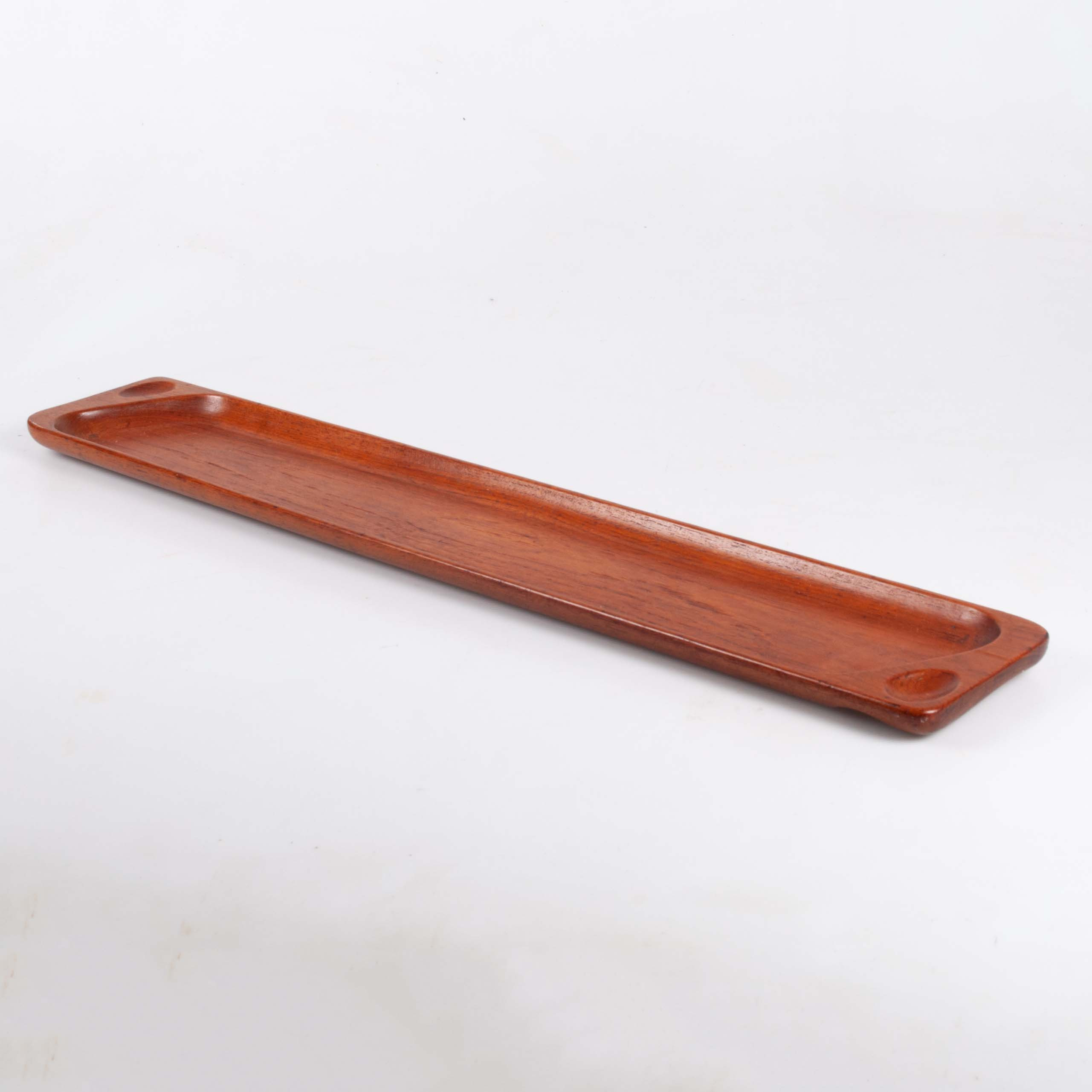 SIGVARD NILSSON. För Söwe konst, uppläggningsbricka, teak.