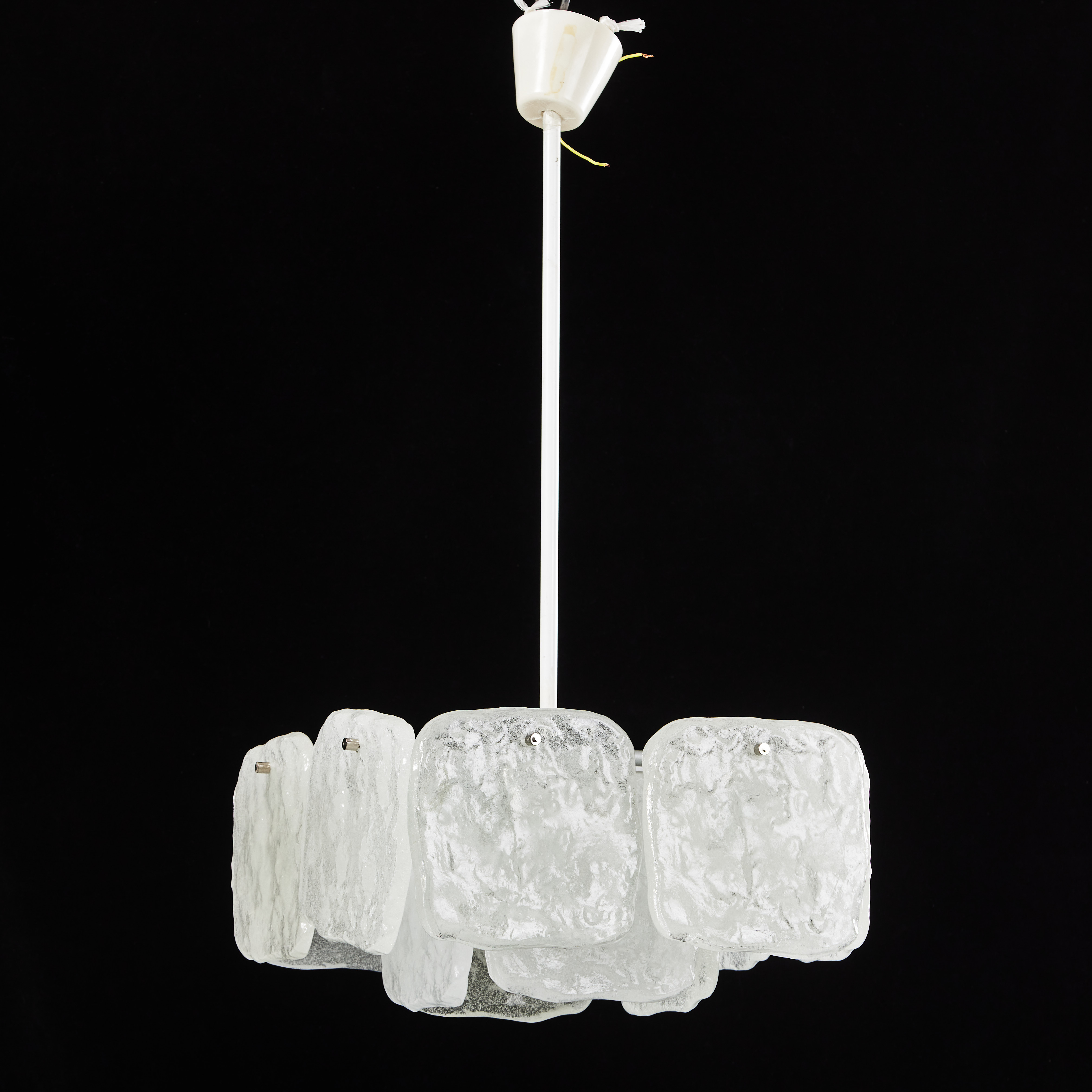 JT KALMAR, "Pan", 1960/70-tal, Österrike, paneller i gjutet glas med stomme i stål.