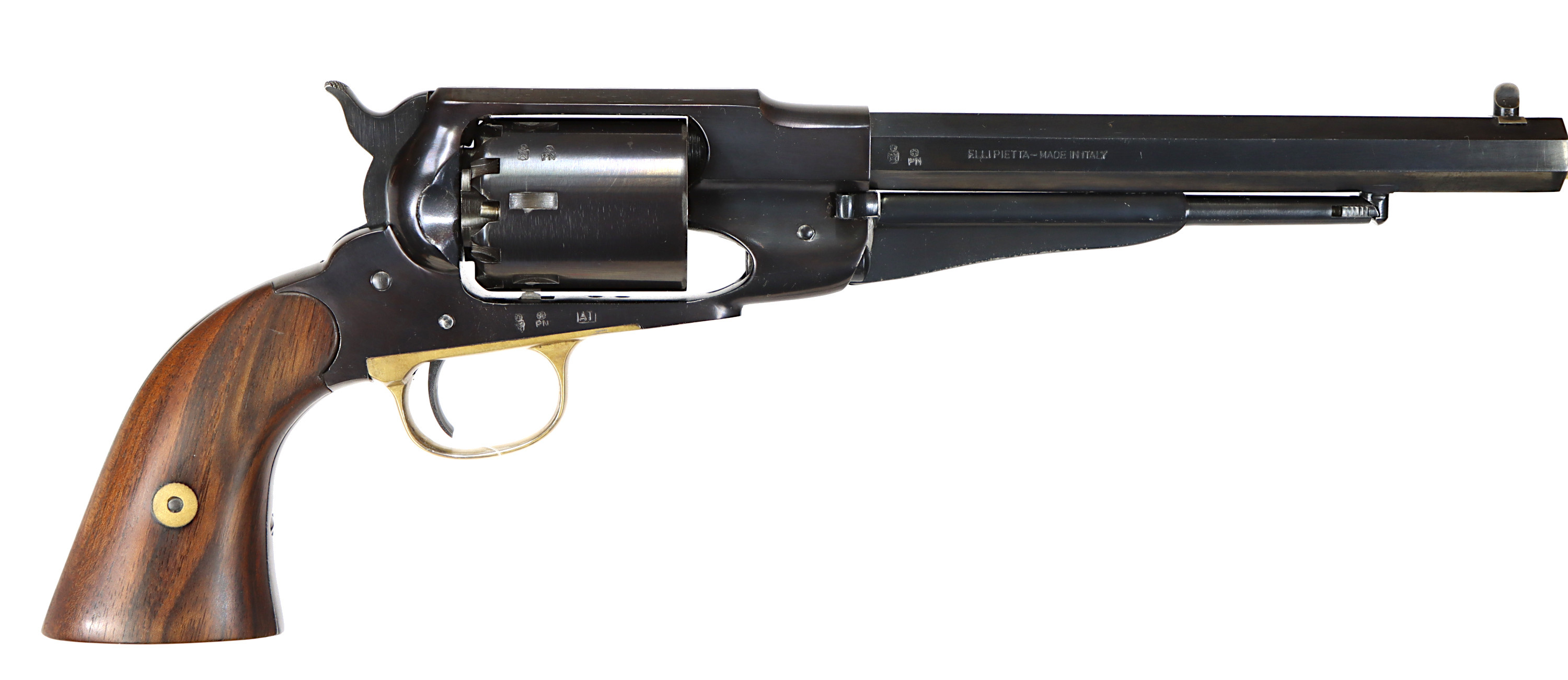 SLAGLÅSREVOLVER, fabrikat F.Llipietta, modell 1858 Army, kaliber .44 Svartkrut, tillv.nr A1241.