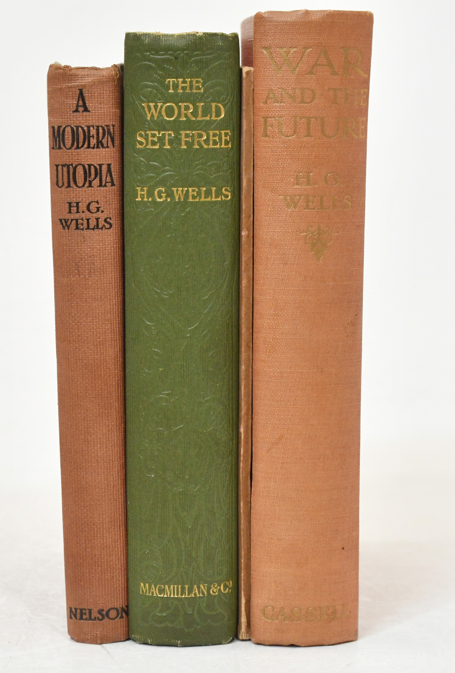 Skrifter av H. G. Wells. 4 Volymer.