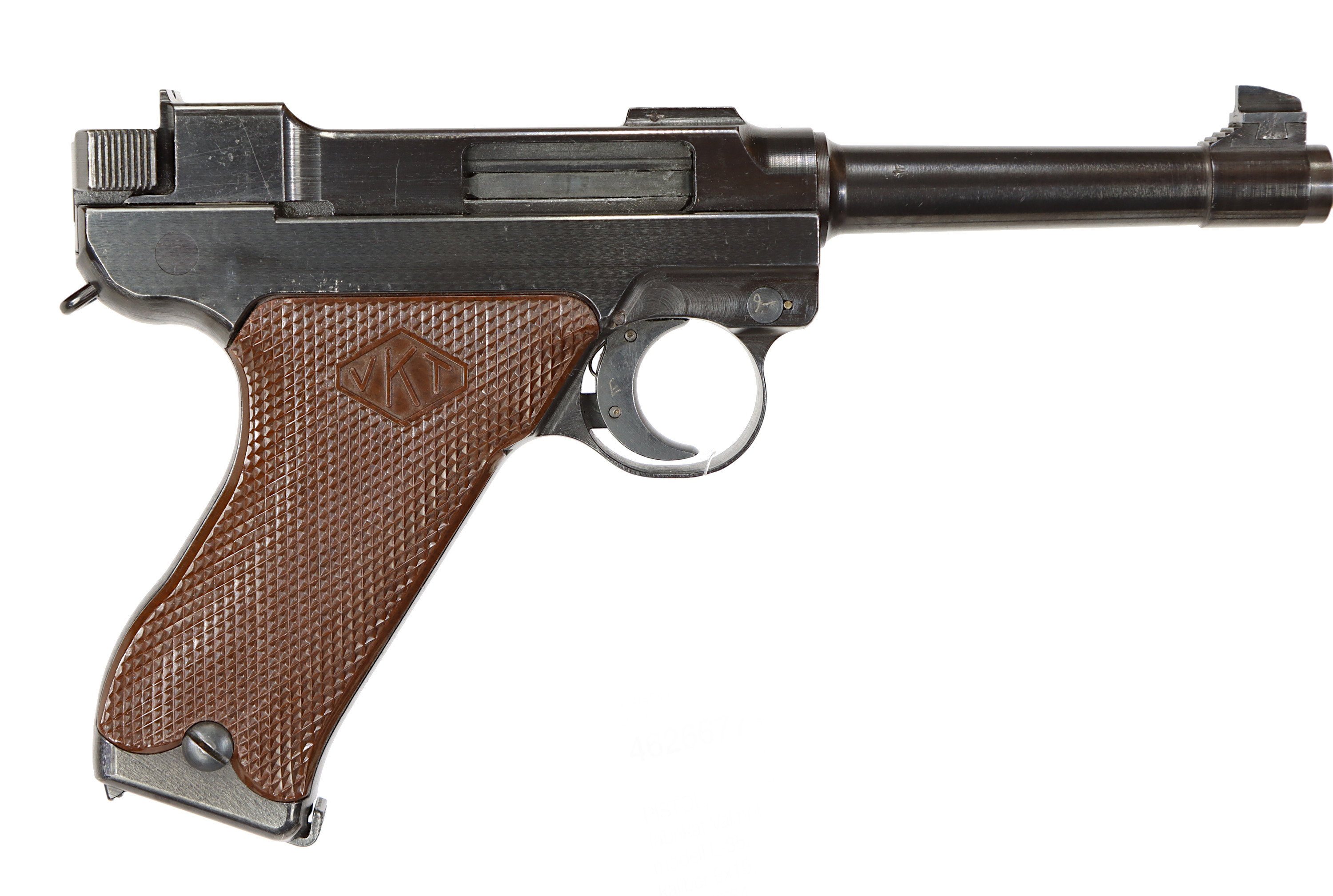 PISTOL, fabrikat Valmet, modell L-35, kaliber 9x19, tillv.nr 6784, se-nr SE0209769.