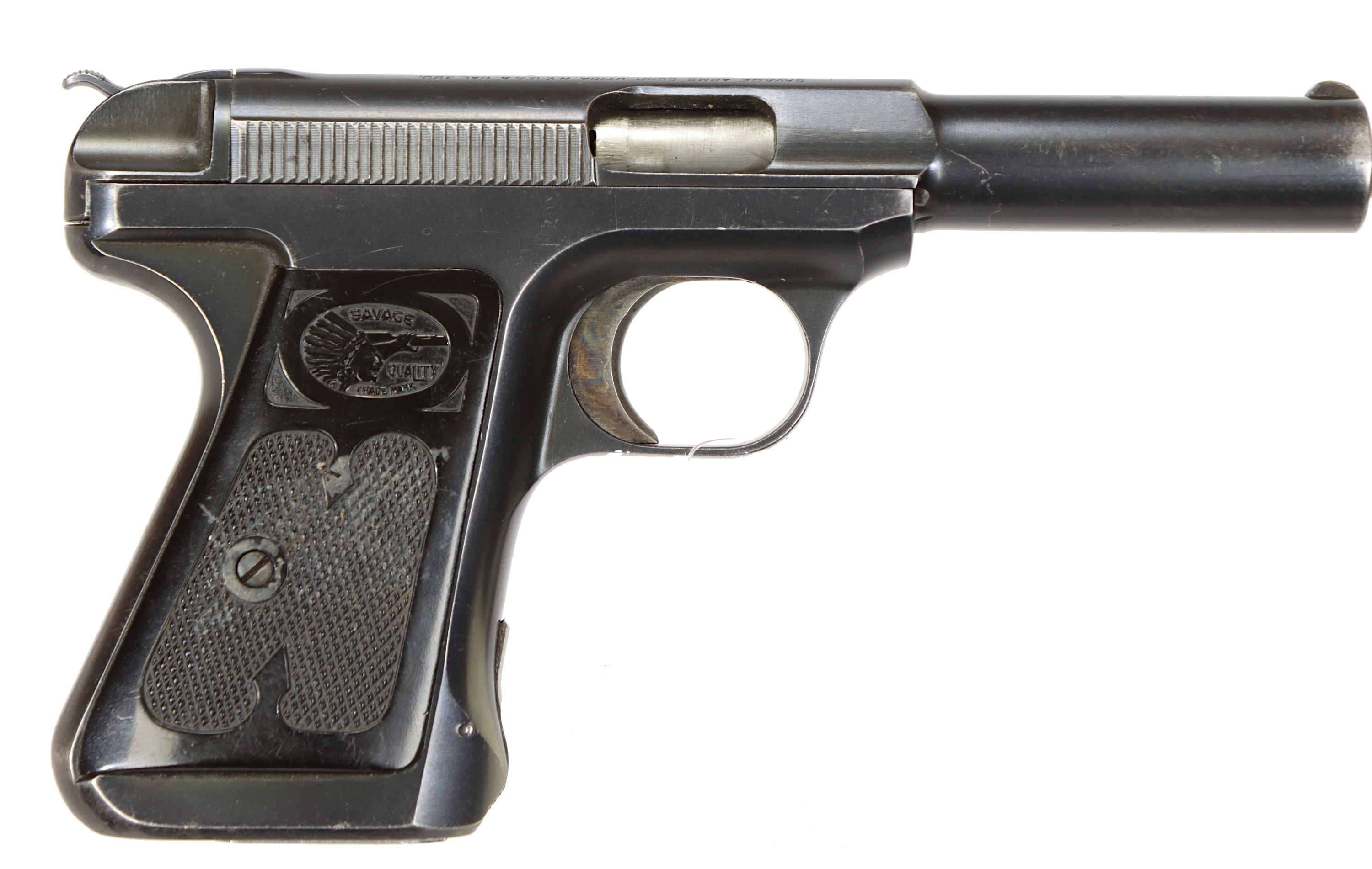 PISTOL, fabrikat Savage, modell 1917, kaliber .380 ACP, tillv.nr 223158, se-nr SE0295106.