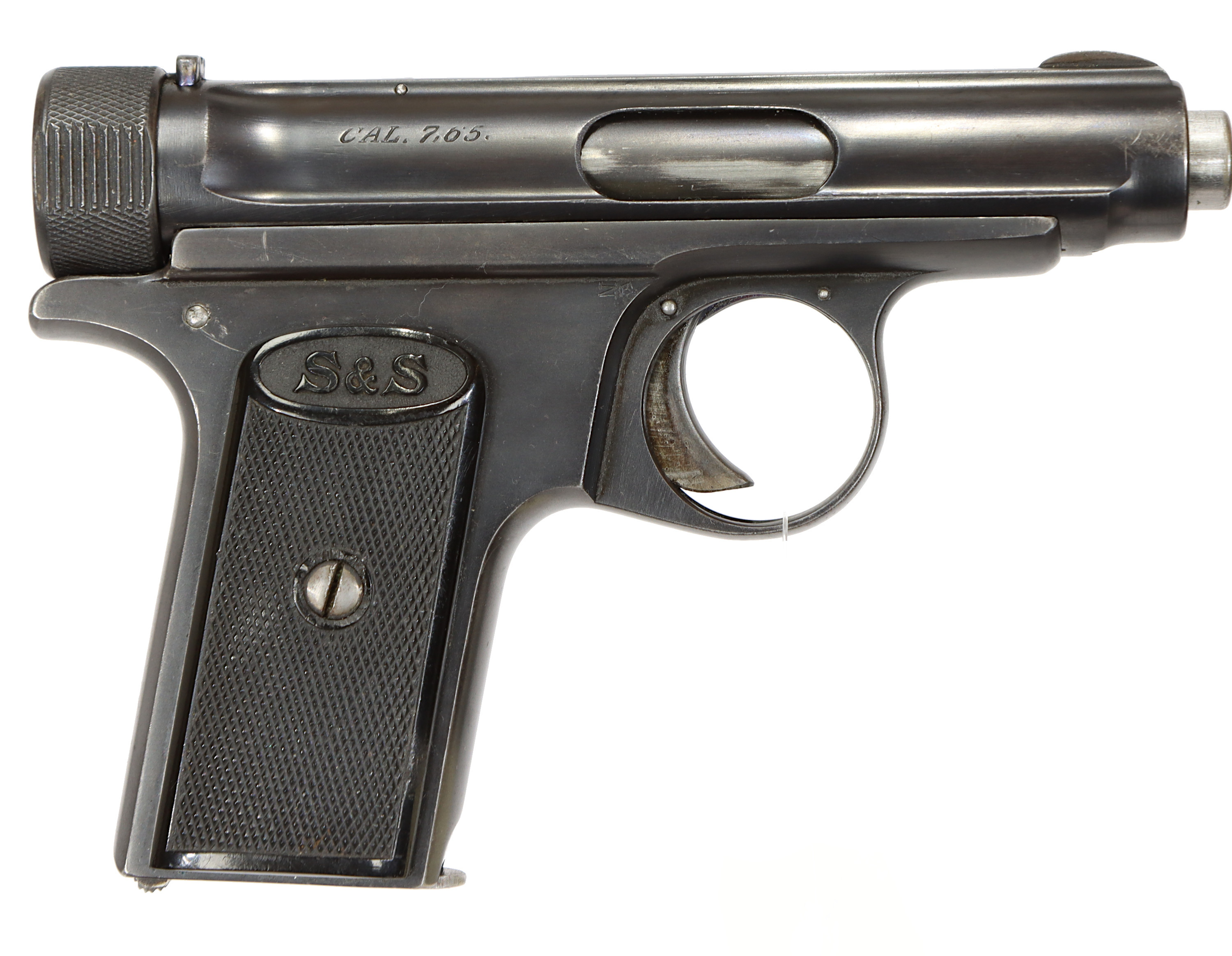 PISTOL, fabrikat Sauer & Sohn, modell 1913, kaliber 7,65mm, tillv.nr 135154, se-nr SE0174312.