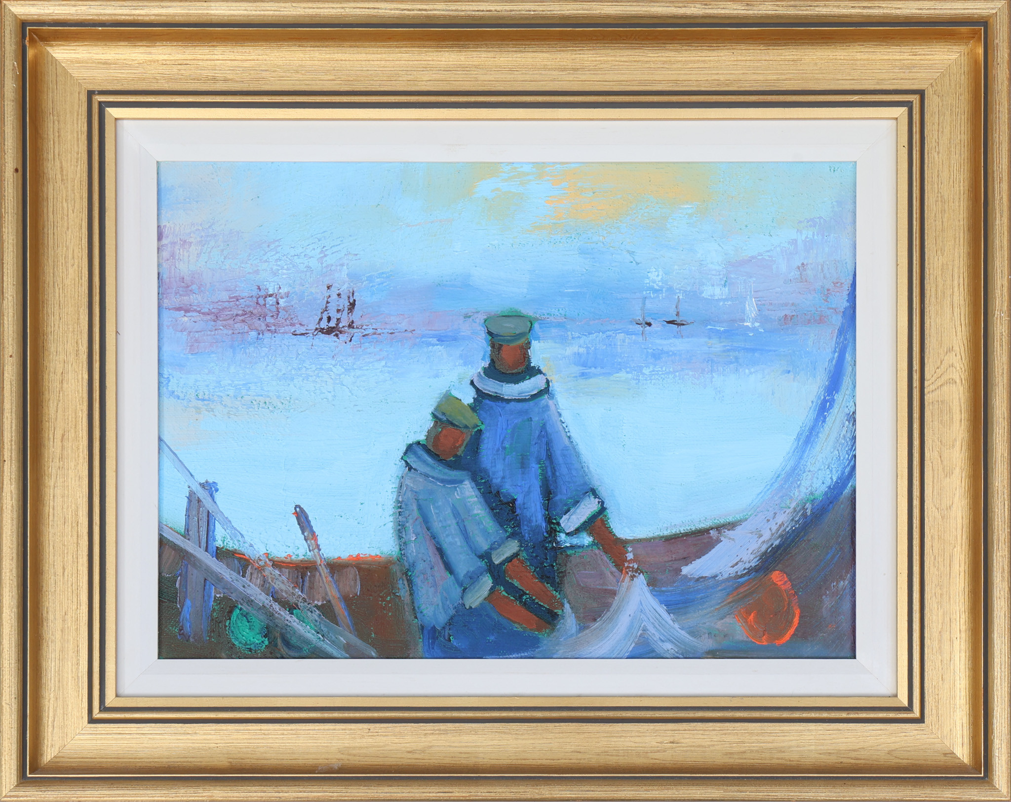 KAI MORTEN-GLUD. Olja på duk, signerad.