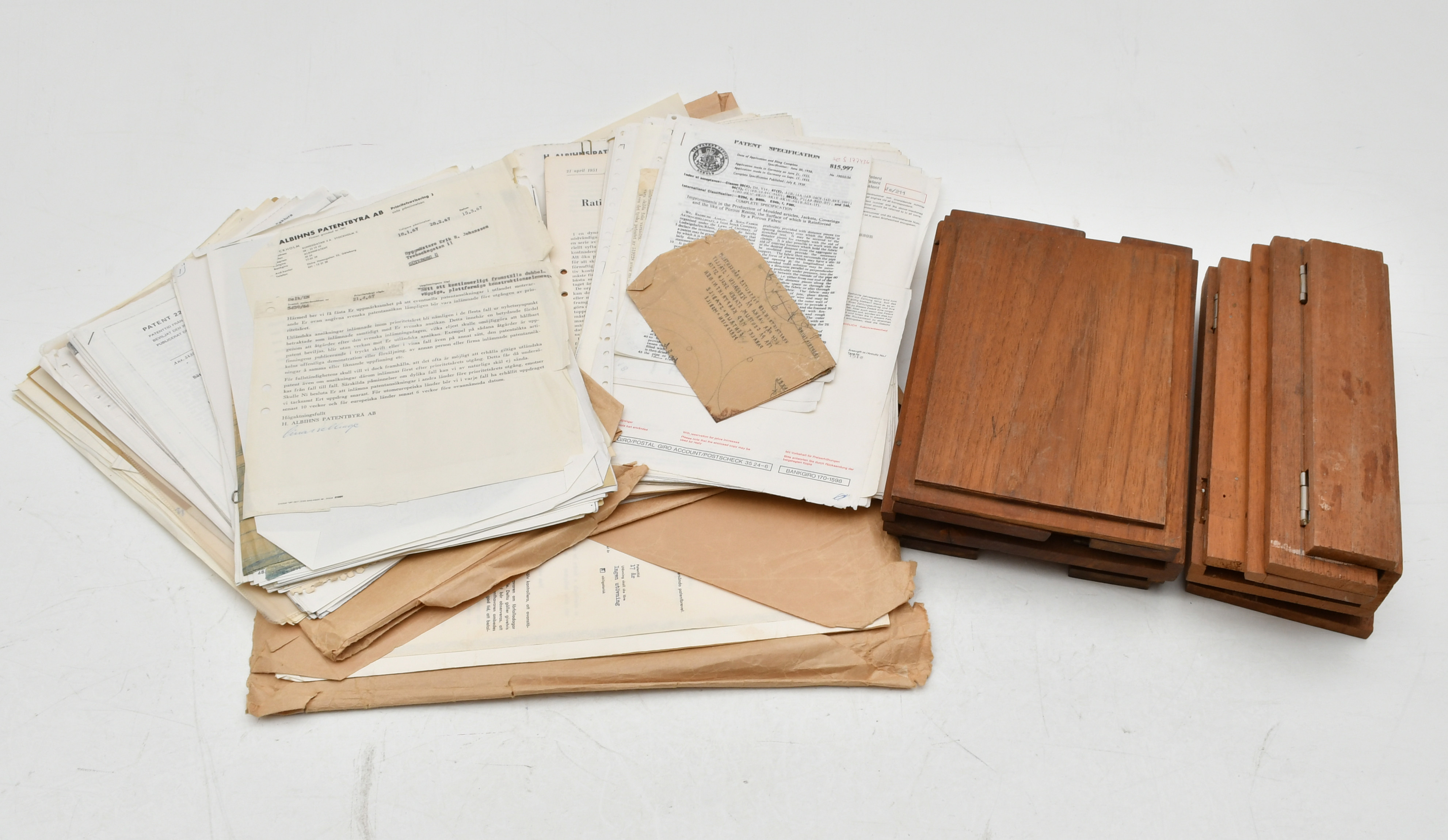 Modellhus och patentdokumentation. Erik Ragnhill Johansson.