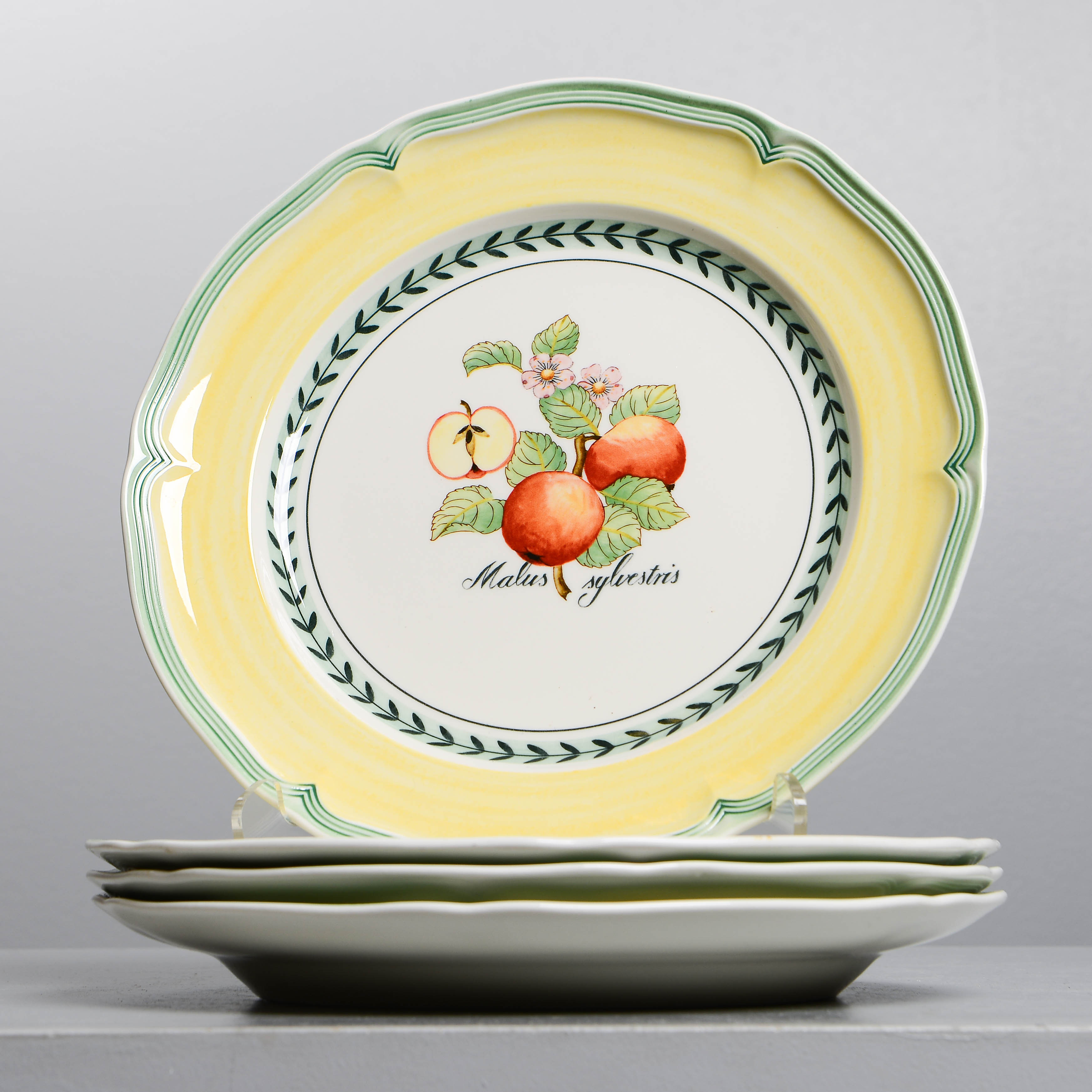 VILLEROY & BOCH, Tallrikar, 4 st, "French Garden Vienne" & "French Garden Valence".