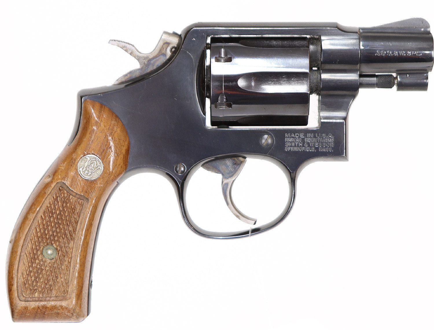 REVOLVER, amerikansk, Double Action, fabrikat Smith & Wesson, modell 10-9, kaliber .38 Special, tillv.nr BDF7434, se-nr SE1871186.