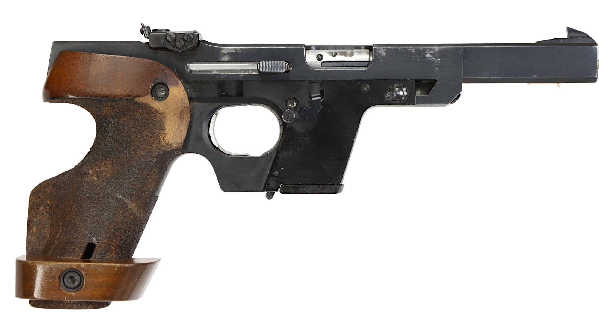PISTOL, Halvautomatisk, fabrikat Walther, modell GSP, kaliber .22lr, tillv.nr 86979, se-nr SE0109134.