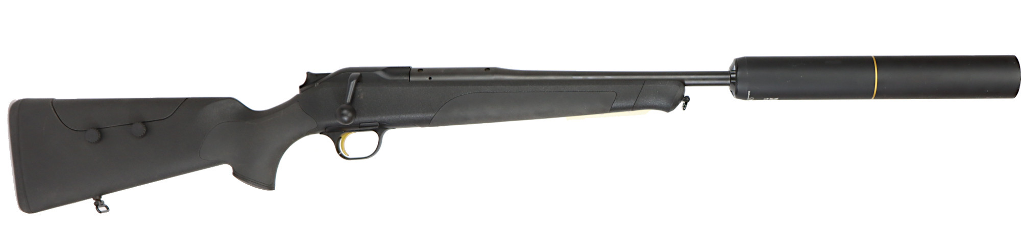 KULGEVÄR MED LJUDDÄMPARE, fabrikat Blaser, modell R8 Proffesional, kaliber .308W, tillv.nr RR038842, se-nr SE3366360.