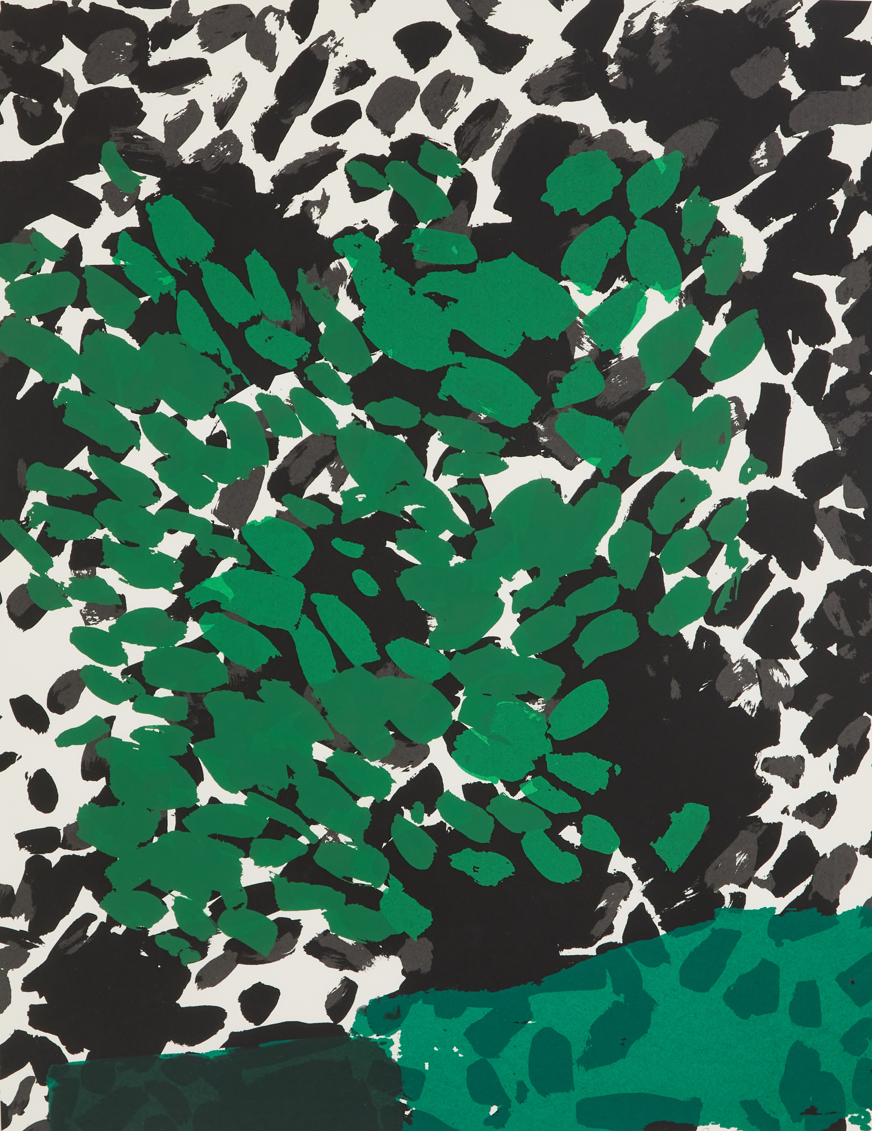 BO SWENSON (1932-2022). Komposition, serigrafi, signerad, numrerad 29/80.