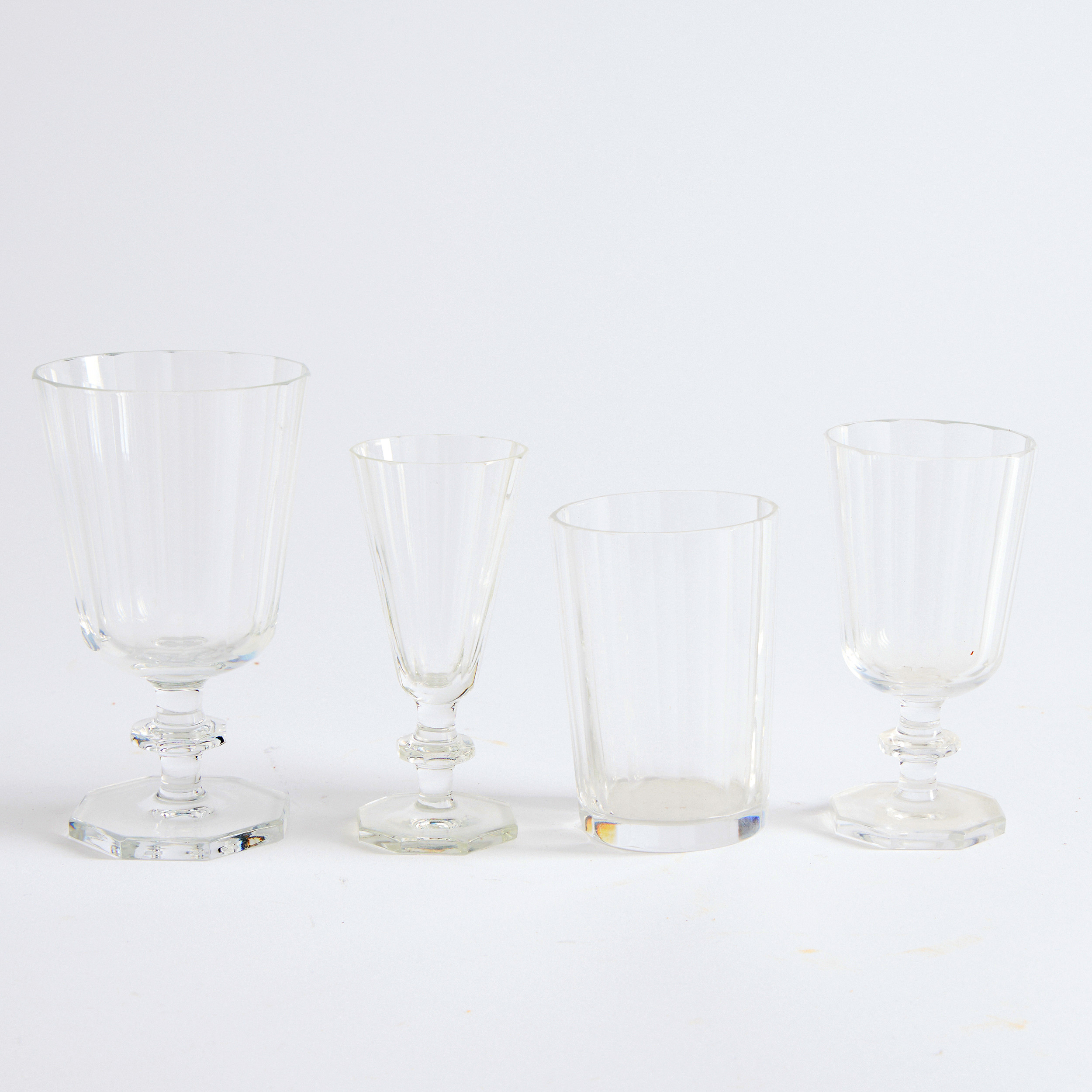 ELIS BERGH. Glasservis, "Karlberg", 50 delar, Kosta Boda.