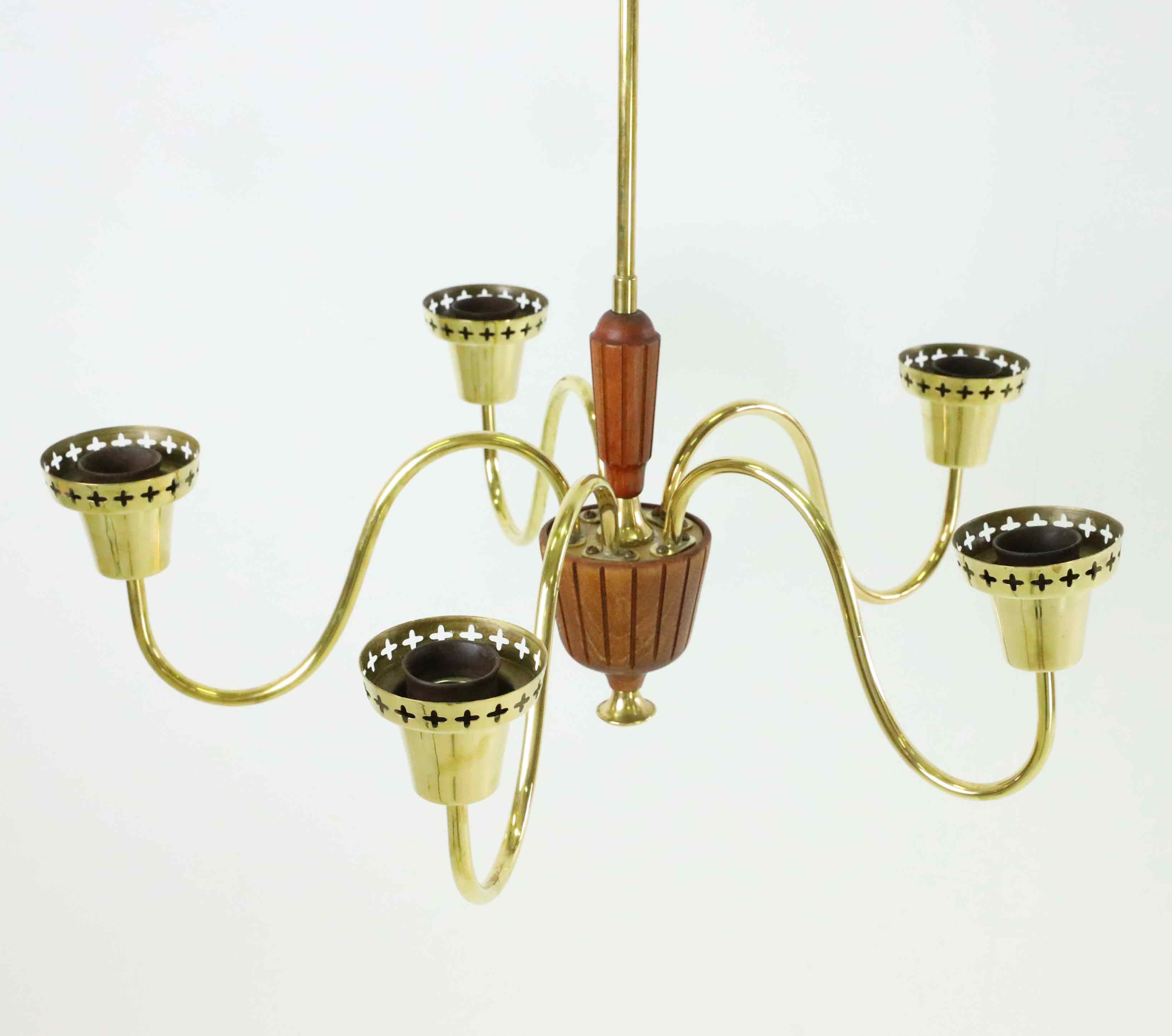 TAKLAMPA, Swedish Modern, möjligen Hans Bergström för Asea, 1940-tal.