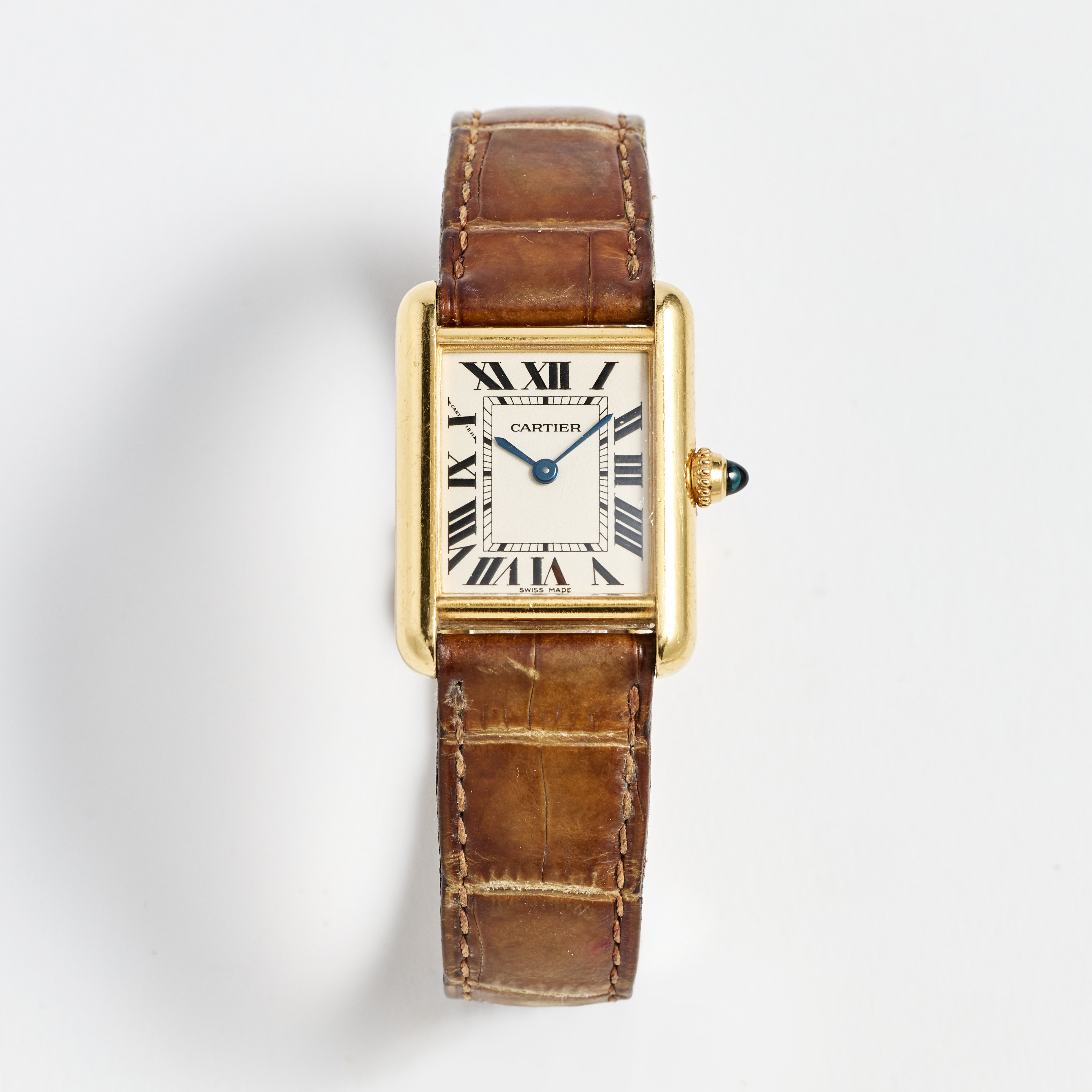 CARTIER, Tank Louis, armbandsur, 22 x 22 (29,5) mm, 18K guld, ca 2000.