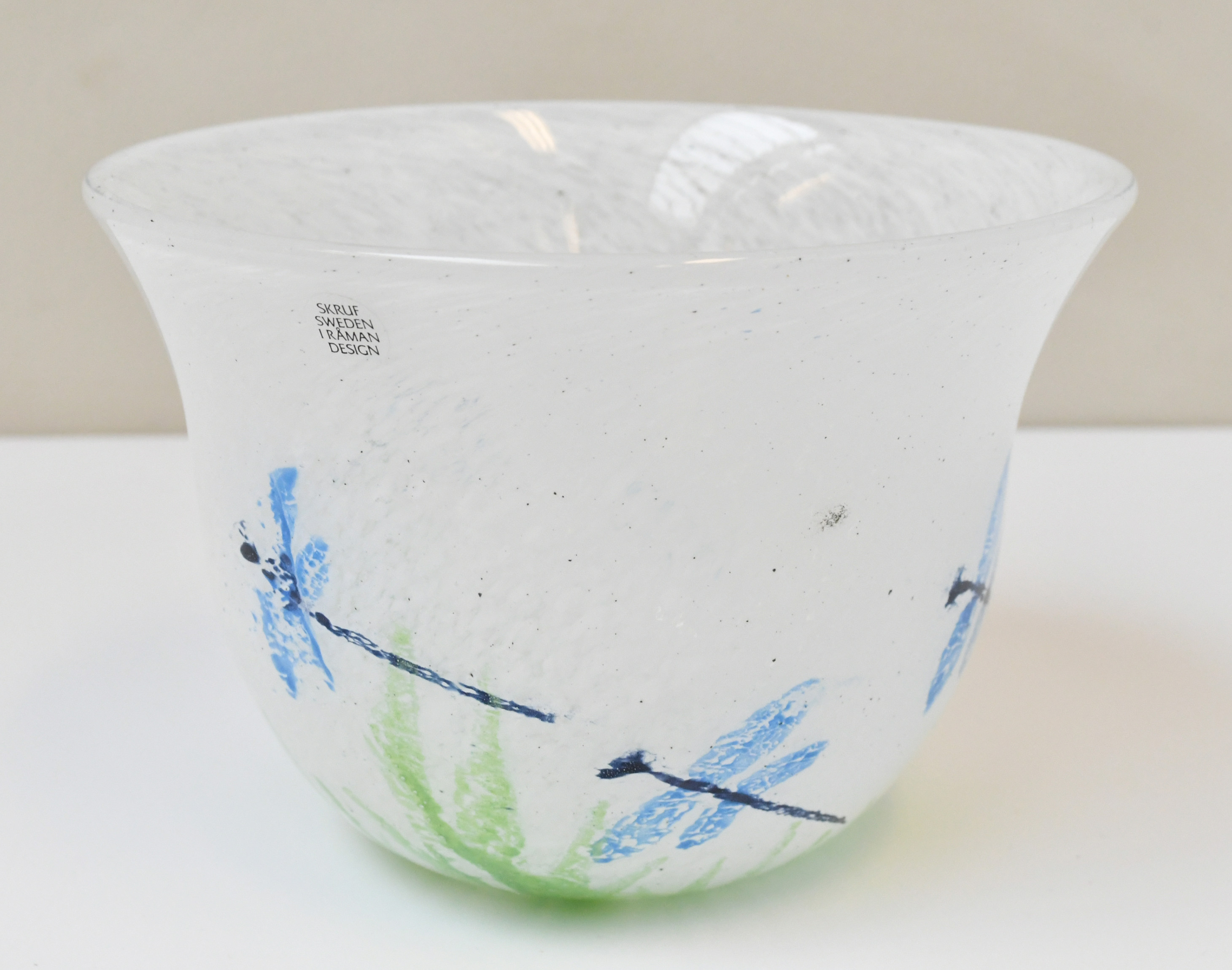 Glasskål, Ingegärd Råman, Skruf.