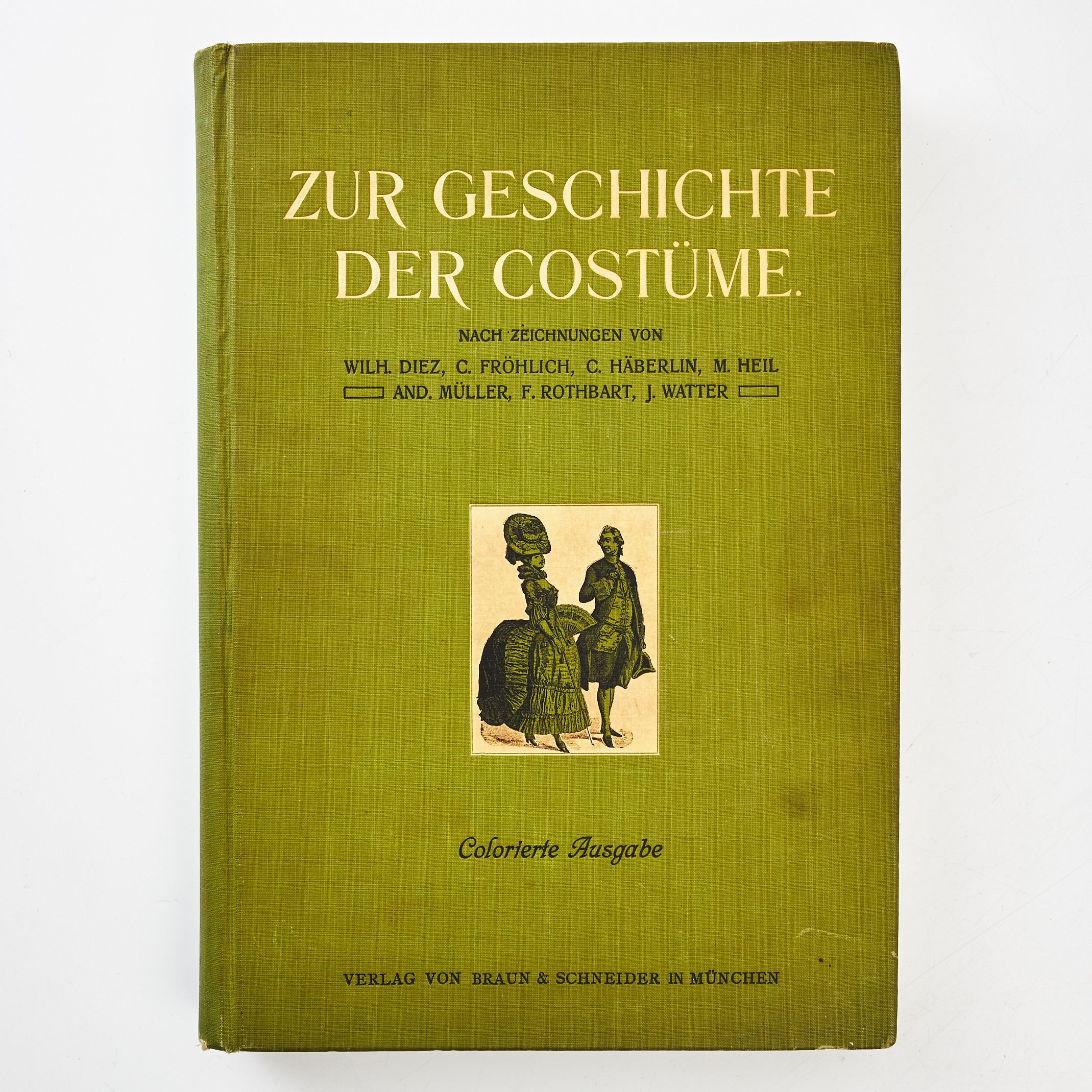 ZUR GESCHICHTE DER KOSTÜME, VACKRA DRÄKTPLANSCHER, CA 1890-1900.