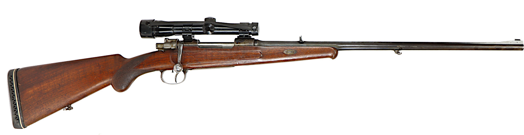 KULGEVÄR, fabrikat Tyskt, modell 98, kaliber 8x57JS (?), tillv.nr 1889, se-nr SE0135288.