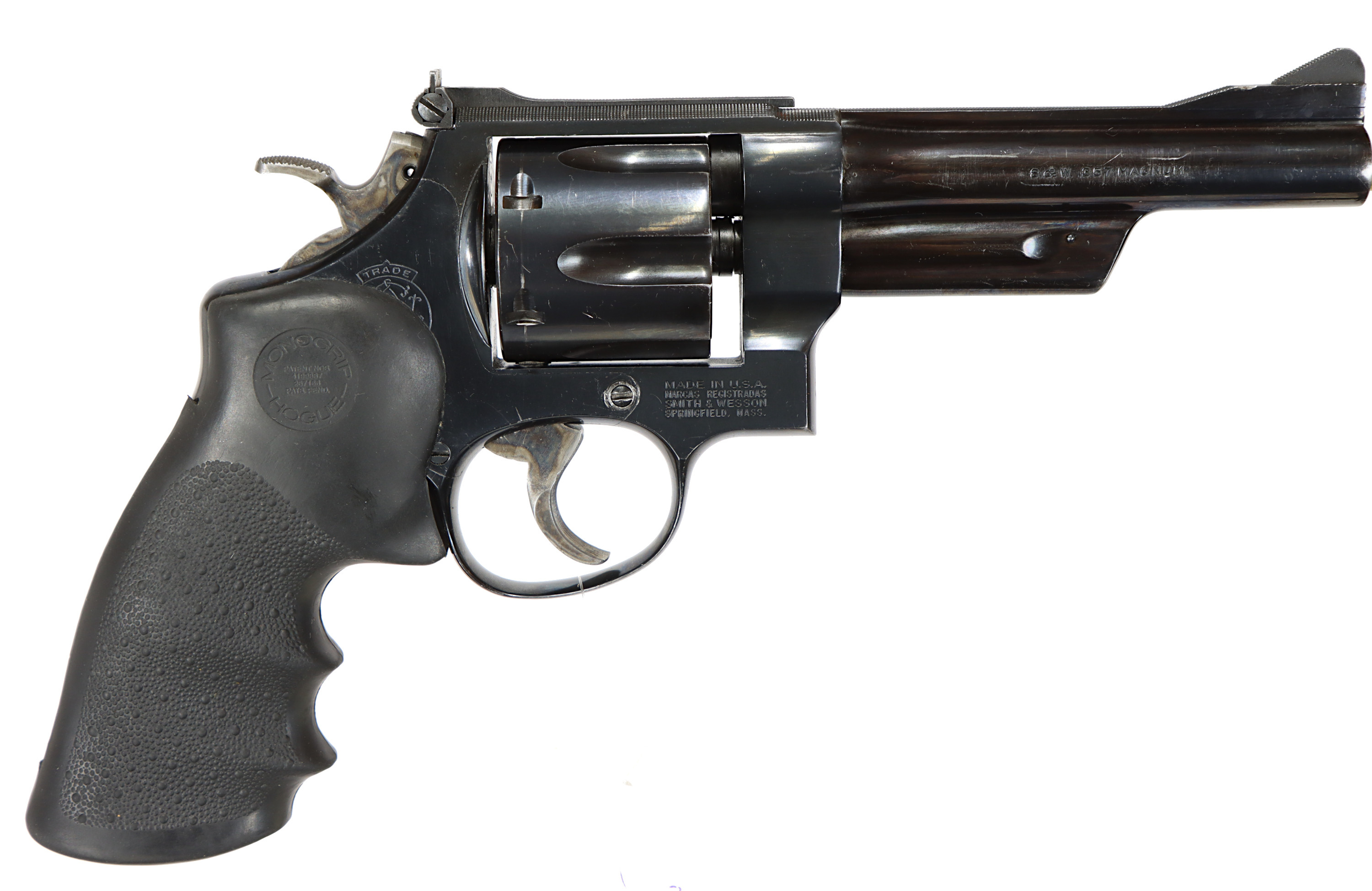 REVOLVER, fabrikat Smith & Wesson, modell 27-3, kaliber .357 Magnum, tillv.nr AVA5403, se-nr SE1069231.