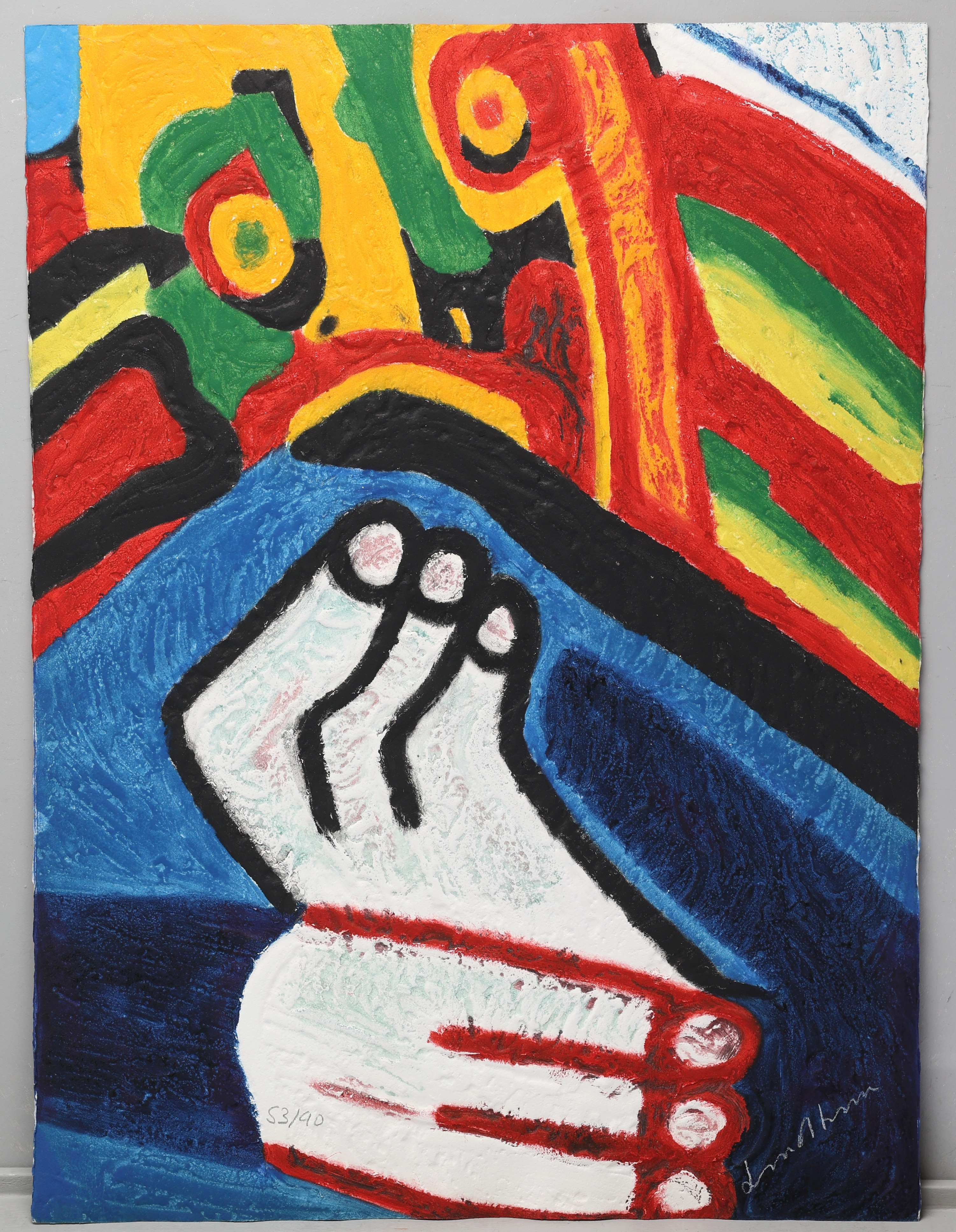 Bengt Lindström 1925-2008. "Odysseus". Komplett portfolio med 7 litografier i färger. Signerade och numrerade Lindström 53/90.