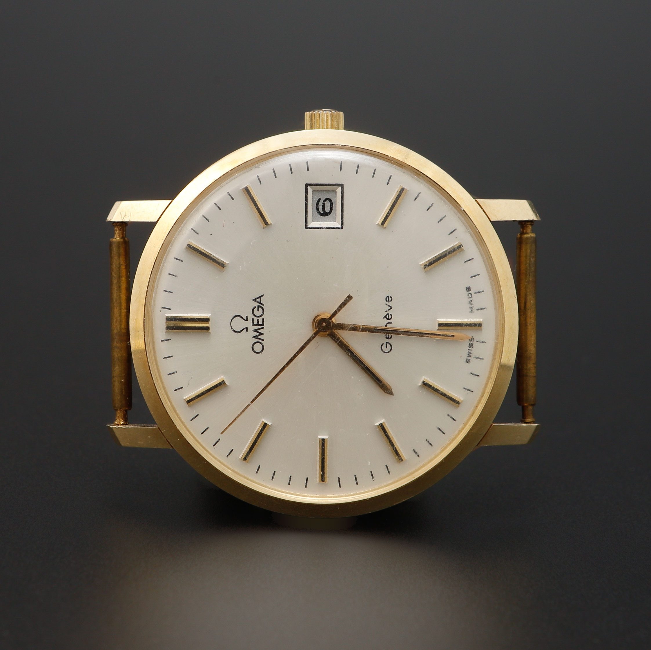 ARMBANDSUR, Omega Genéve, 14k guld, manuell, ca 1972.