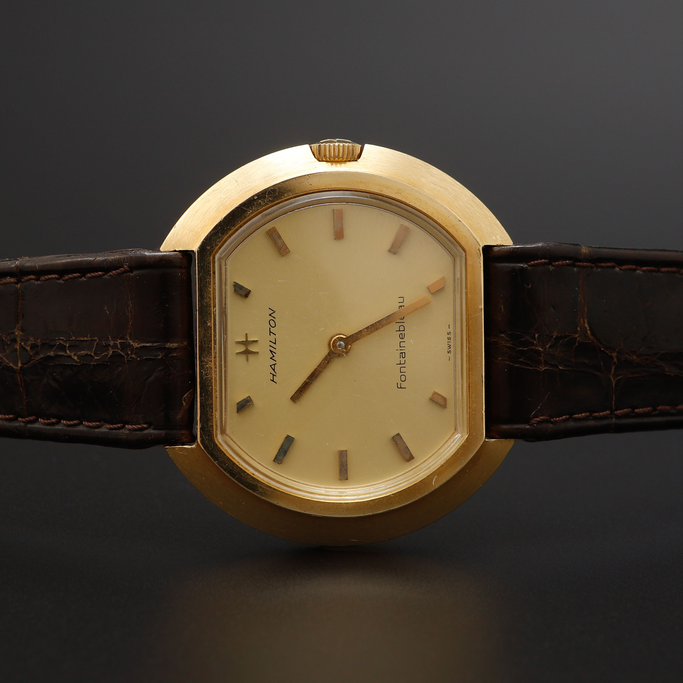ARMBANDSUR, Hamilton, Fontainebleau, 18k guld, automatisk, 1960/70-tal.