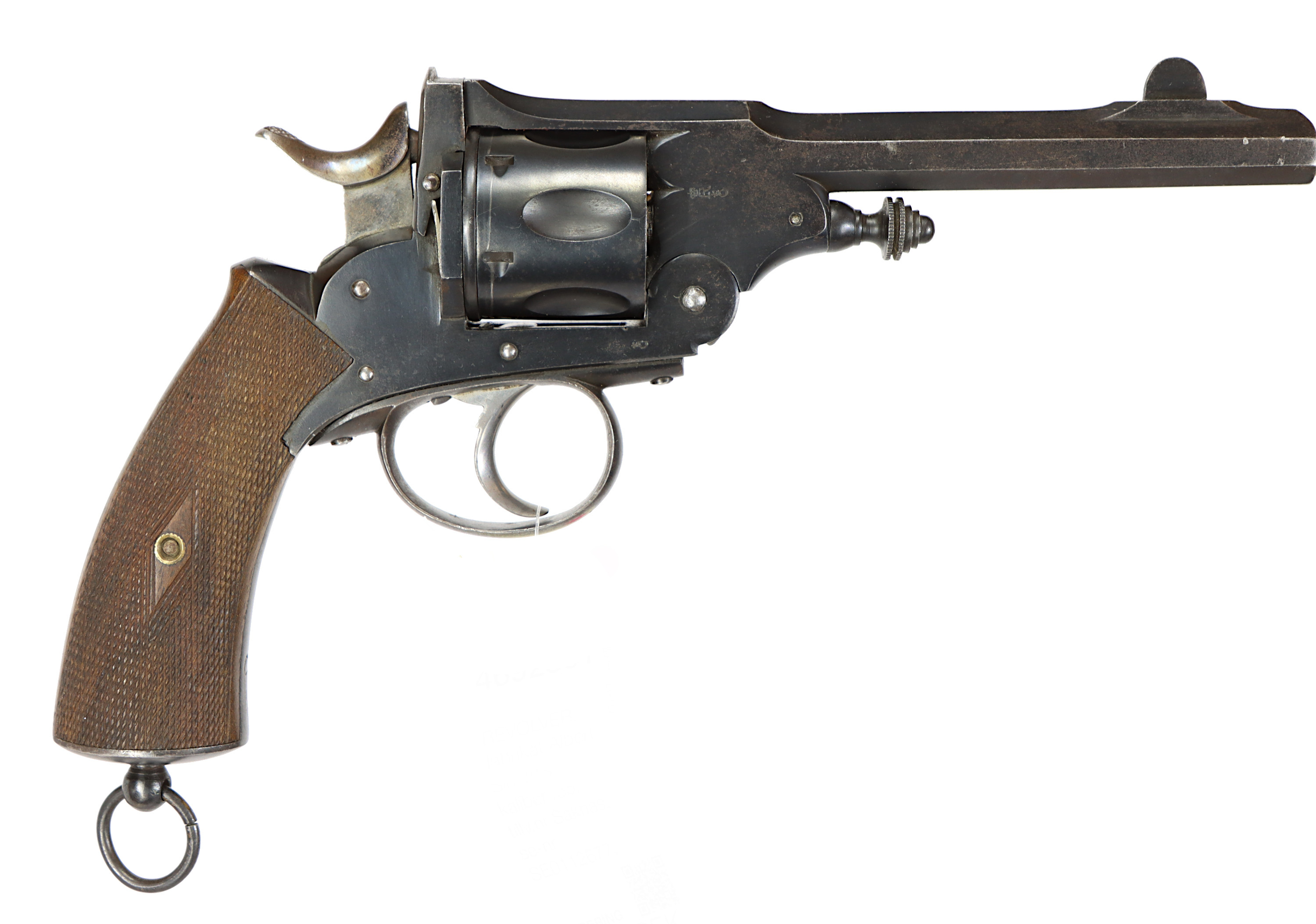 REVOLVER, fabrikat Albert Simonis, kaliber .38, tillv.nr Saknas, se-nr SE0112677.