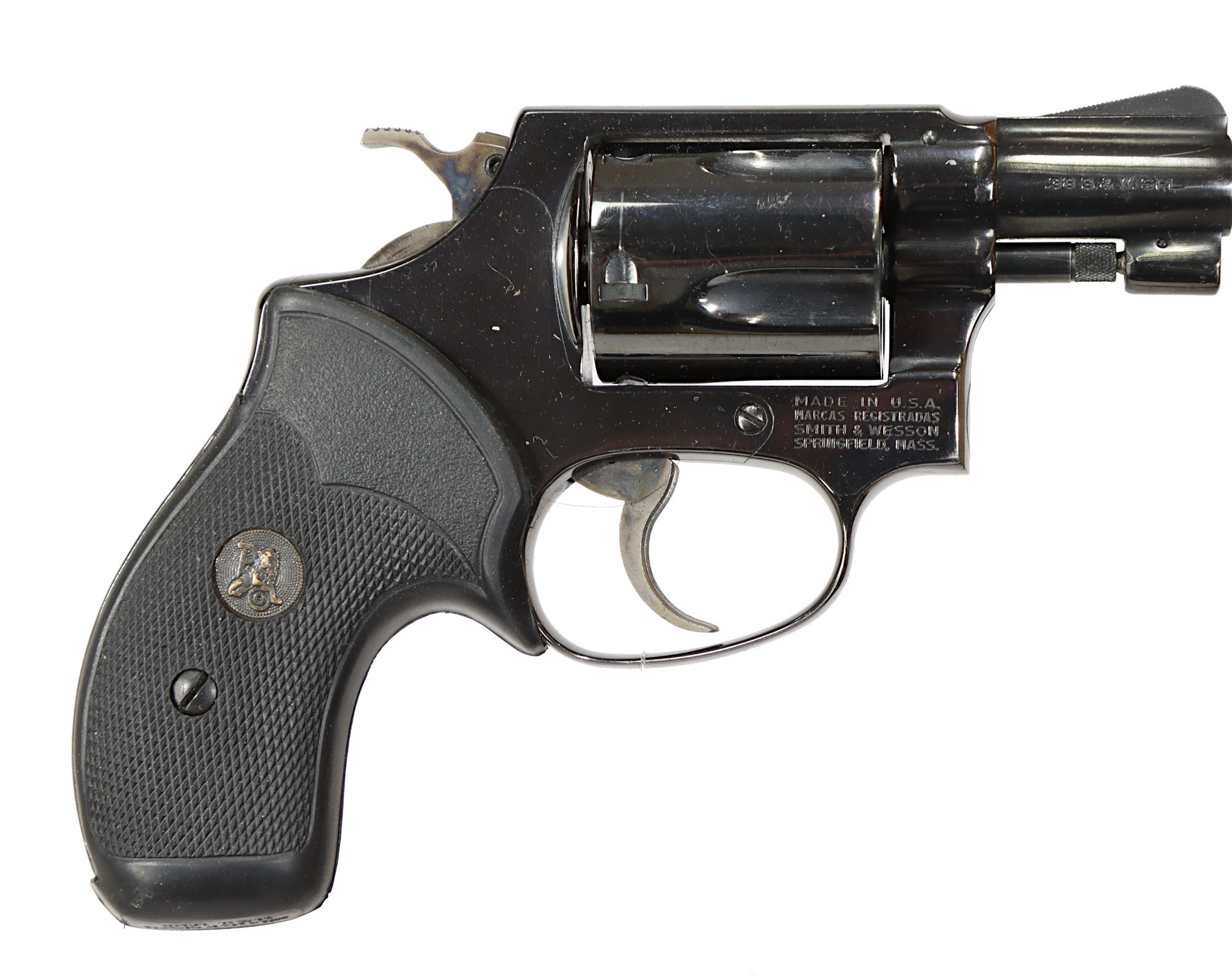 REVOLVER, fabrikat Smith & Wesson, modell 36, kaliber .38 Special, tillv.nr J750527, se-nr SE2179300.